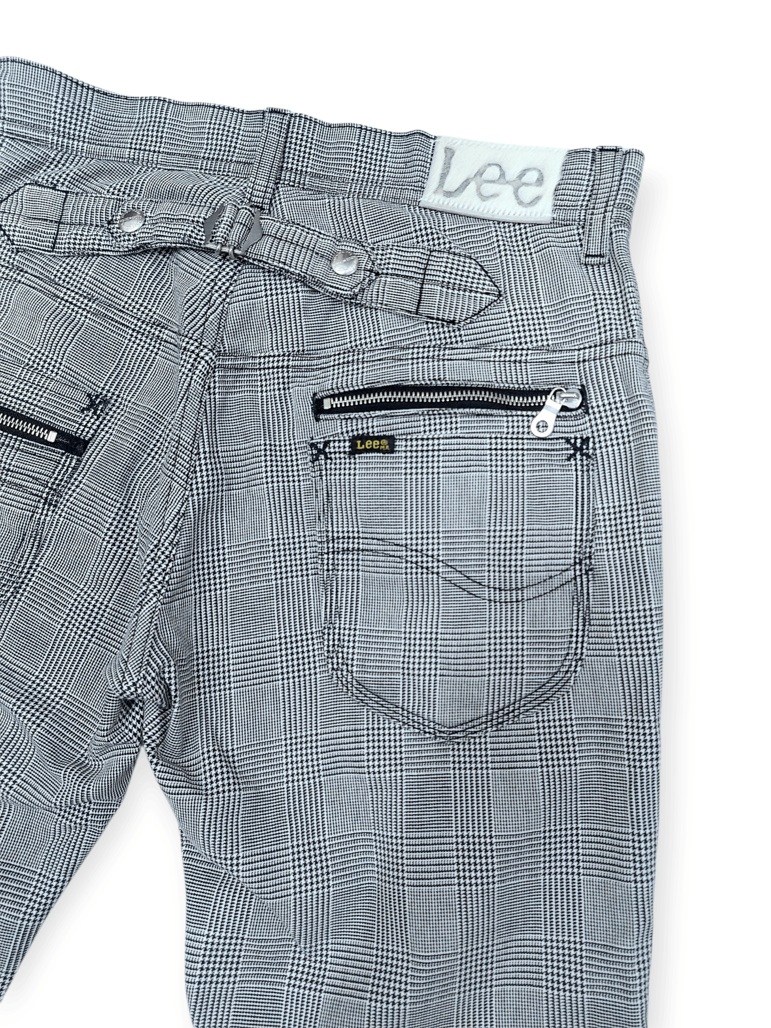 Lee Lee Cowboy Multi Zipped Nova Check Denim Size US 30 / EU 46 - 12 Thumbnail