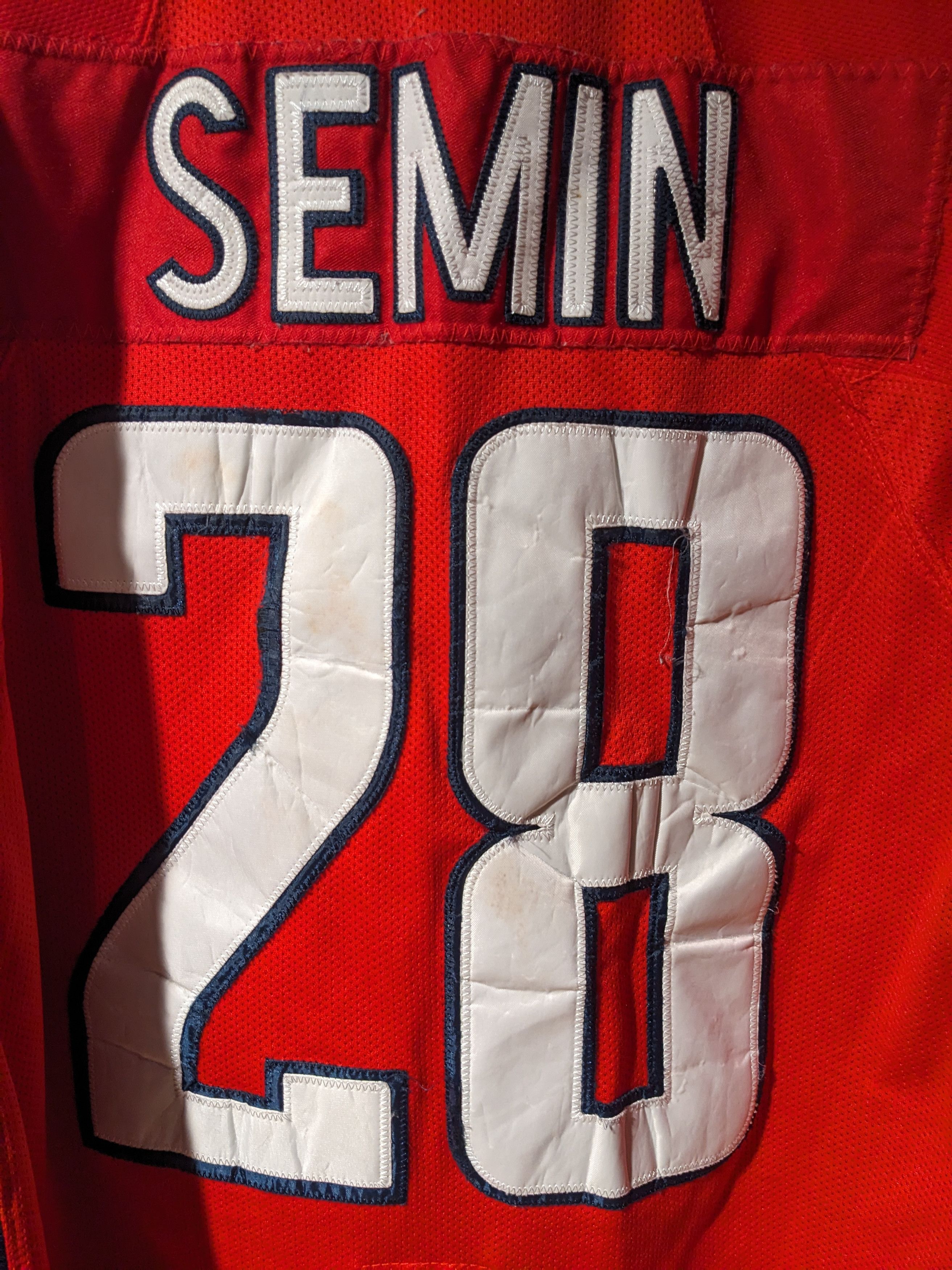 NHL × Vintage Vintage Washington Capital Semin NHL Size 56 Hockey Jersey Size US XL / EU 56 / 4 - 8 Thumbnail