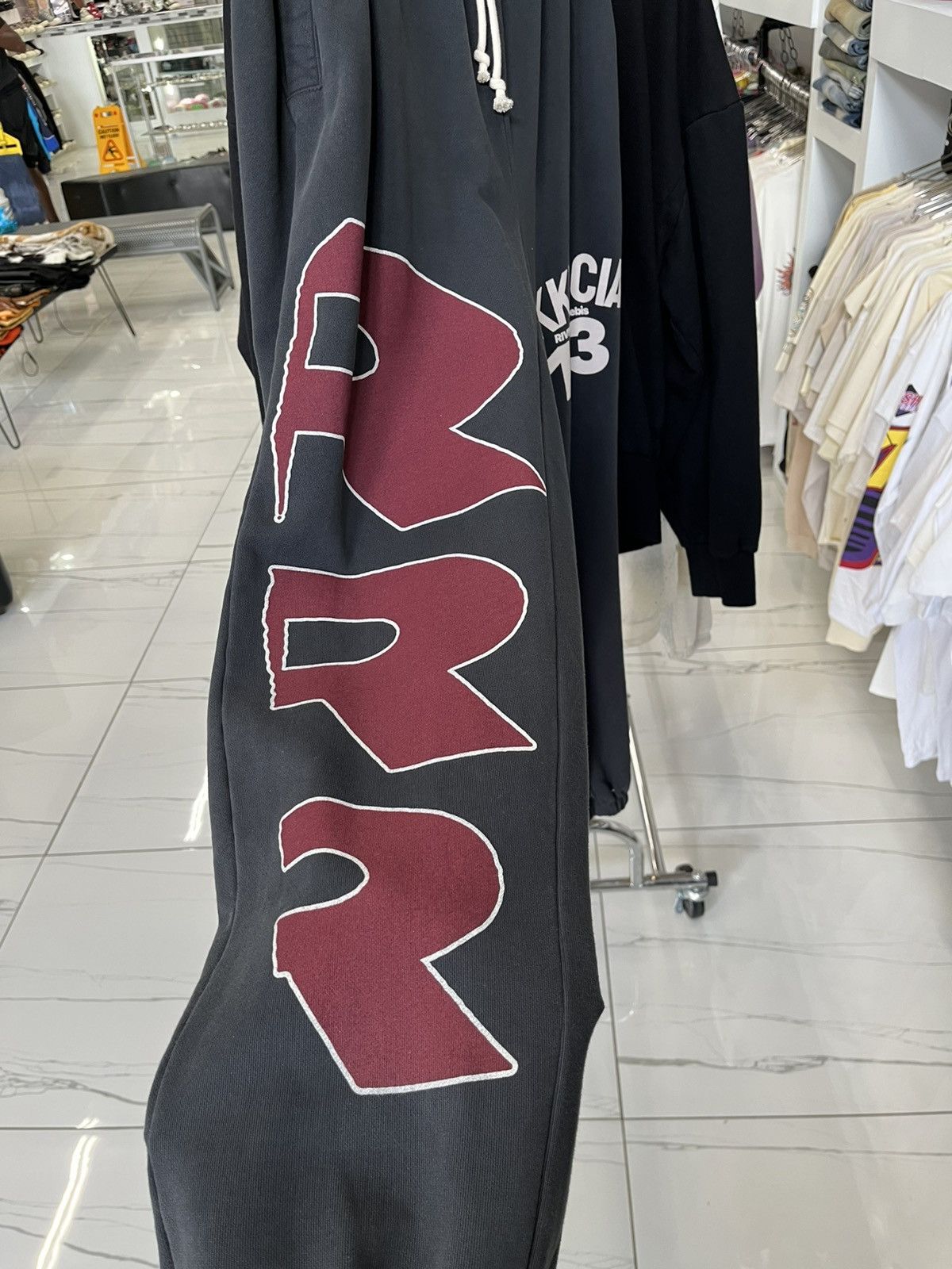 RRR-123 Ekklecia Black Sweatpants Size US 38 / EU 54 - 2 Thumbnail