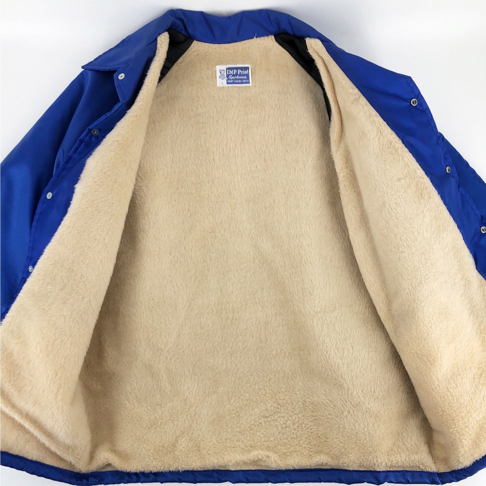 Vintage 80s lined windbreaker jacket Owens Illinois 1980s vintage Size US L / EU 52-54 / 3 - 3 Thumbnail