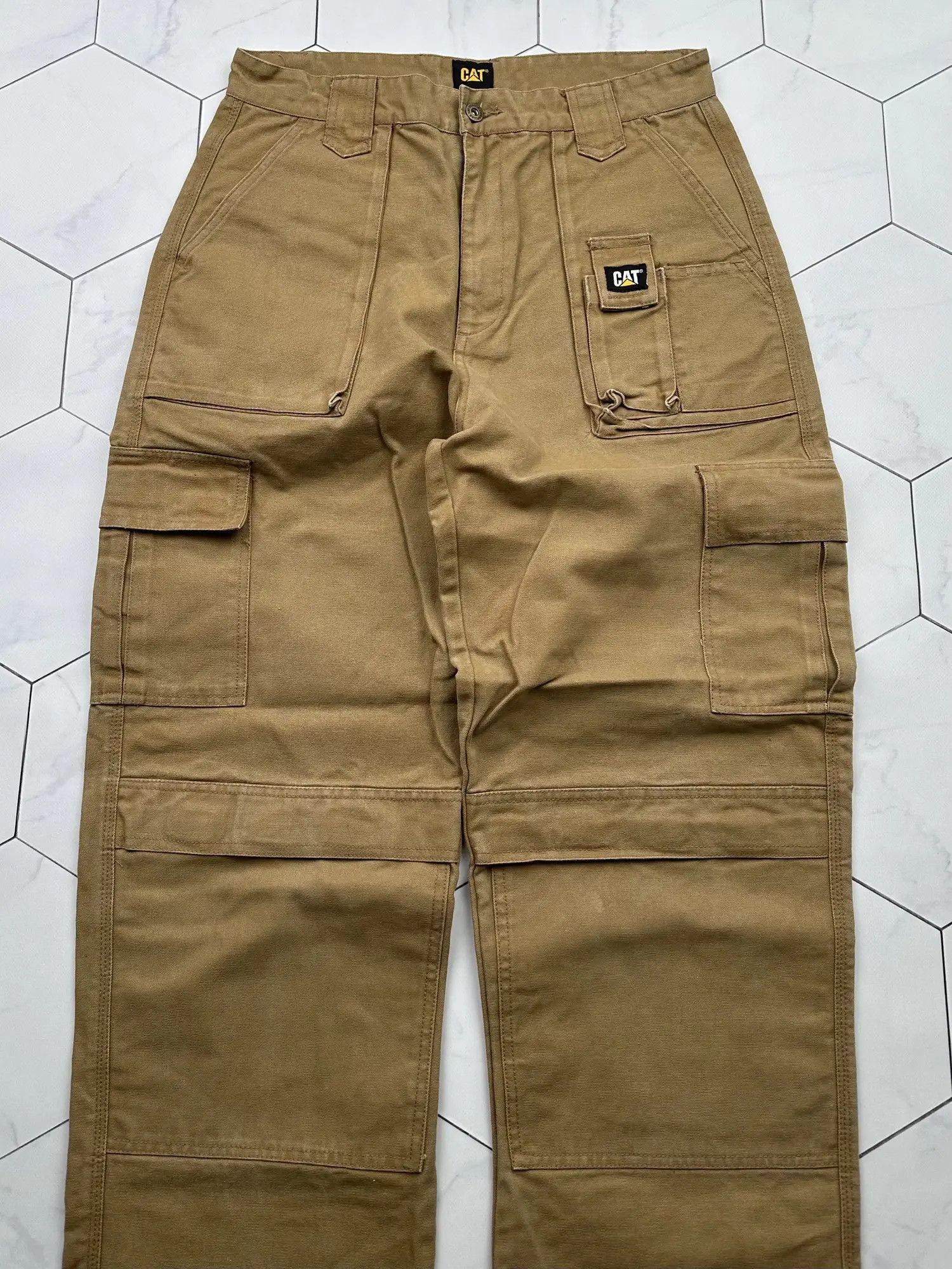 Caterpillar CAT Vintage Work Retro Heavy Pants (B99) Size US 34 / EU 50 - 2 Thumbnail