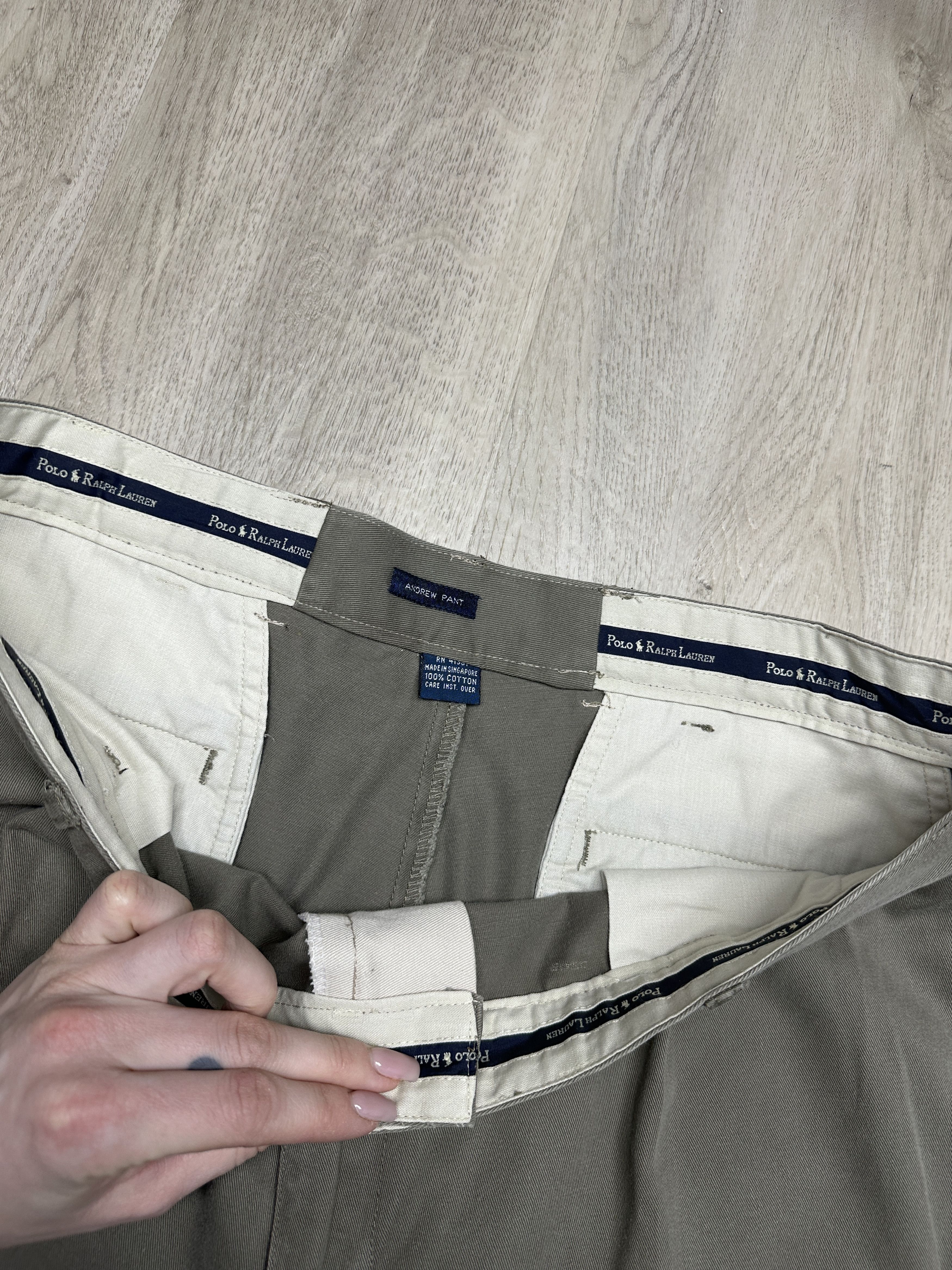 Polo Ralph Lauren Polo Ralph Lauren Andrew Vintage Mens Chino Pants Size US 36 / EU 52 - 4 Thumbnail