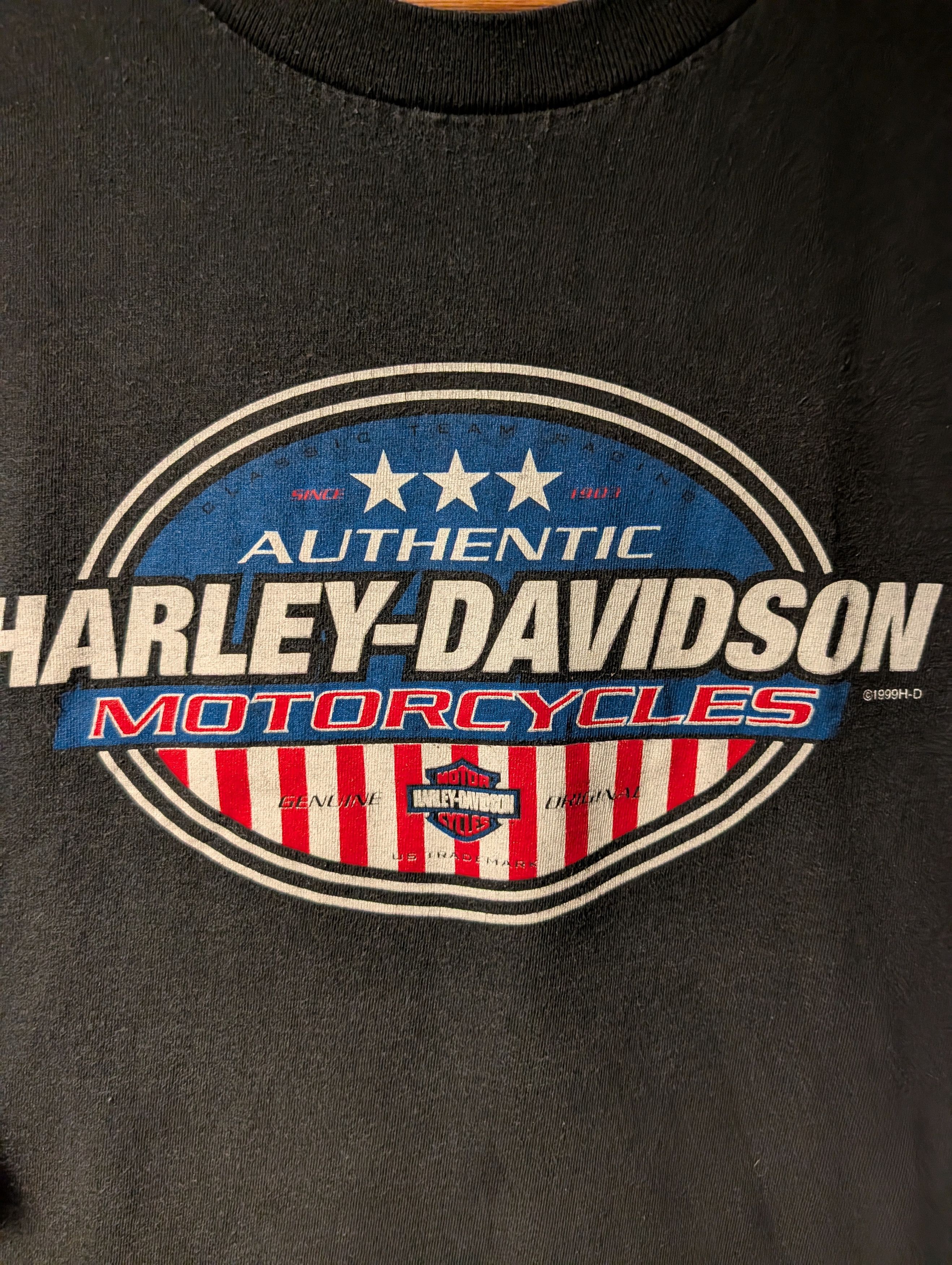 Harley Davidson VINTAGE Harley Davidson Shirt XL Authentic Motorcycles USA Size US XL / EU 56 / 4 - 2 Thumbnail