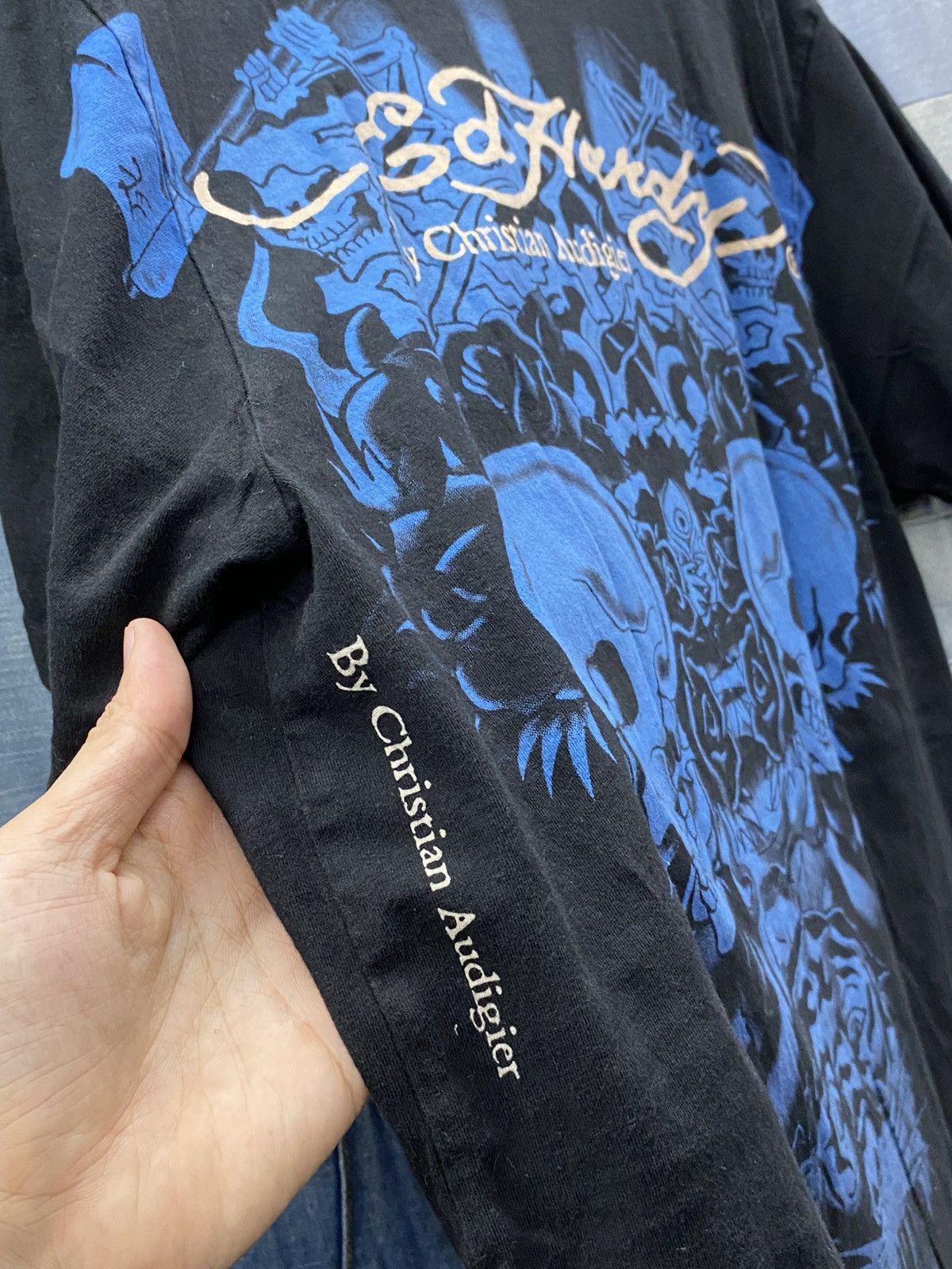 Designer × Ed Hardy × Vintage 💥edhardy vintage art tshirt Size US L / EU 52-54 / 3 - 8 Thumbnail