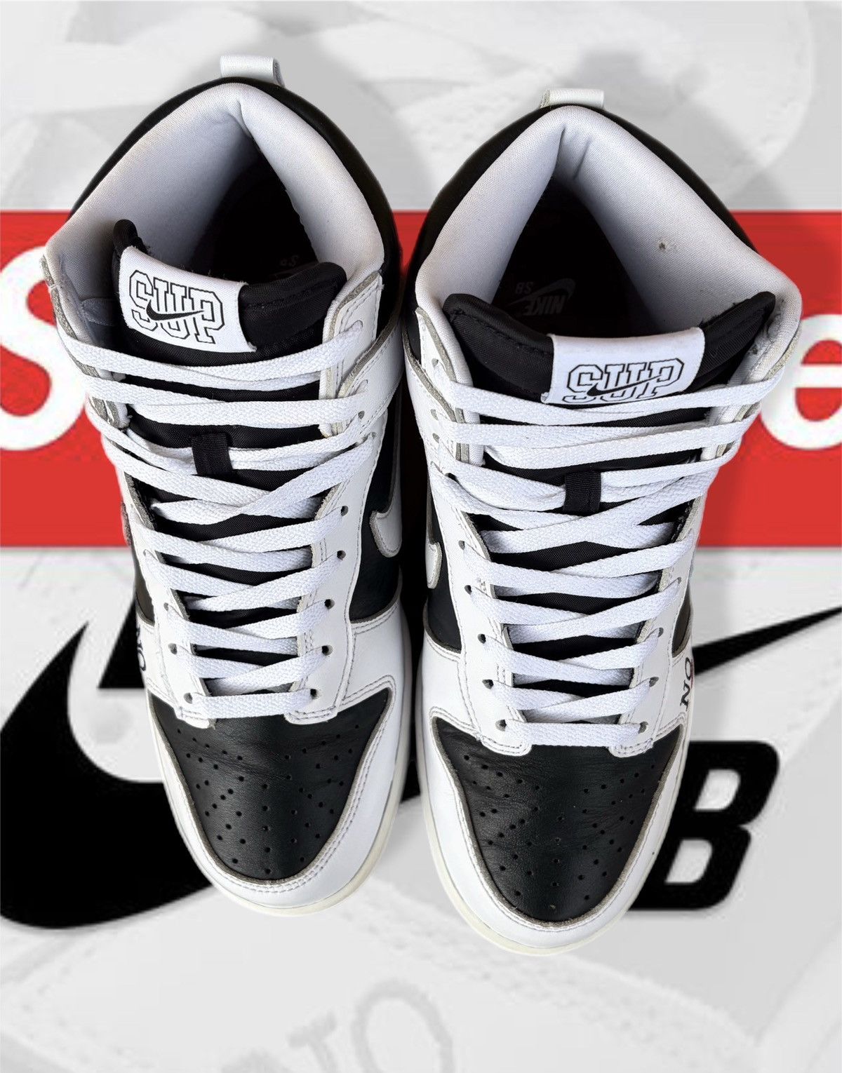 Nike × Supreme Nike Dunk SB High Supreme Any Means Stormtrooper DN3741-002 Size US 8 / EU 41 - 7 Thumbnail