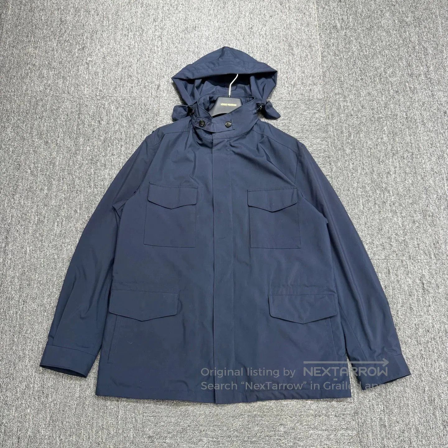 Loro Piana Blue Hooded Jacket with Multiple Pockets - Size M. Size US M / EU 48-50 / 2 - 1 Thumbnail