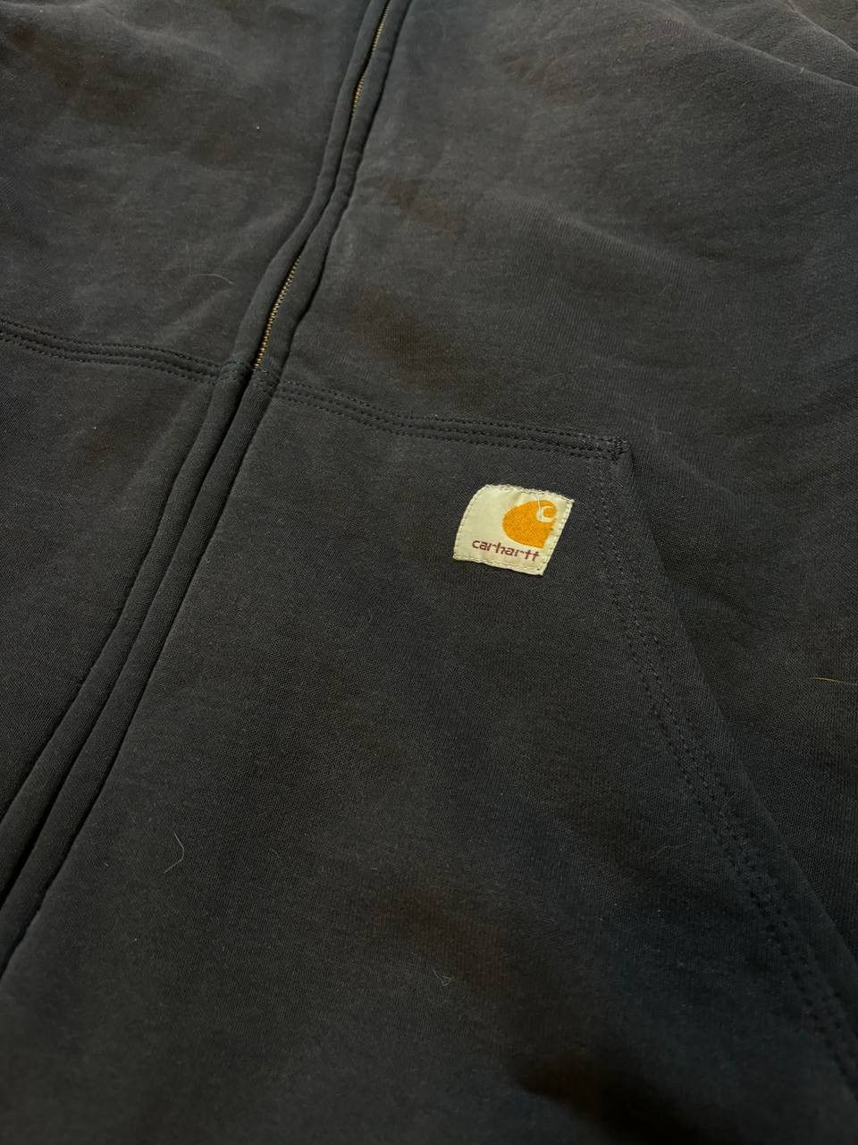Carhartt × Japanese Brand × Vintage Vintage Y2K Carhartt Quilt Lined Active Zip Up Hoodie Jacket Size US XL / EU 56 / 4 - 4 Thumbnail