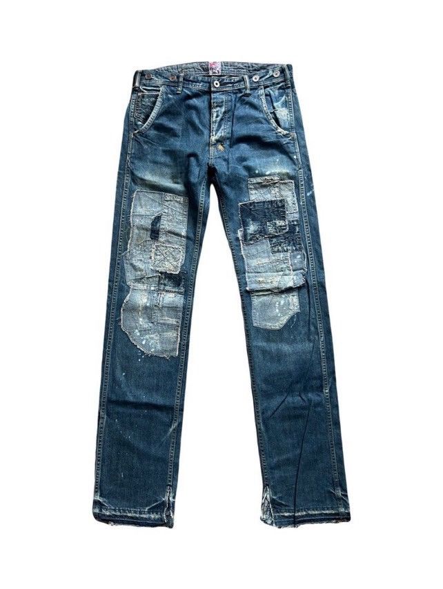 Prps Sashiko Boro Japanese Patchwork Denim Size US 34 / EU 50 - 1 Thumbnail