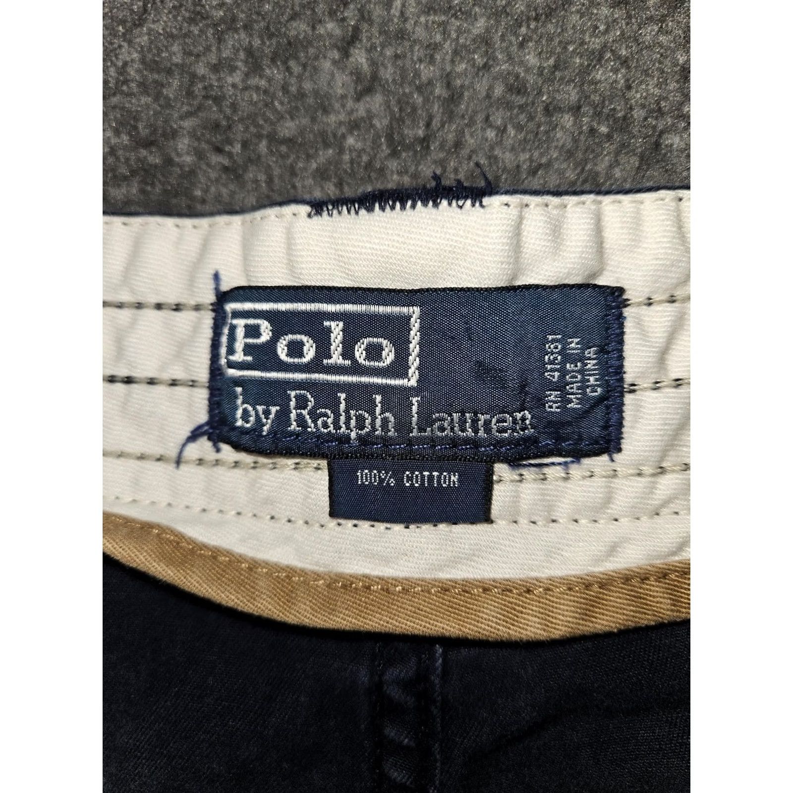 Polo Ralph Lauren Polo Ralph Lauren Cargo Shorts Mens 38 Blue Cotton Chino Classic Fit Pockets Size US M / EU 48-50 / 2 - 2 Thumbnail