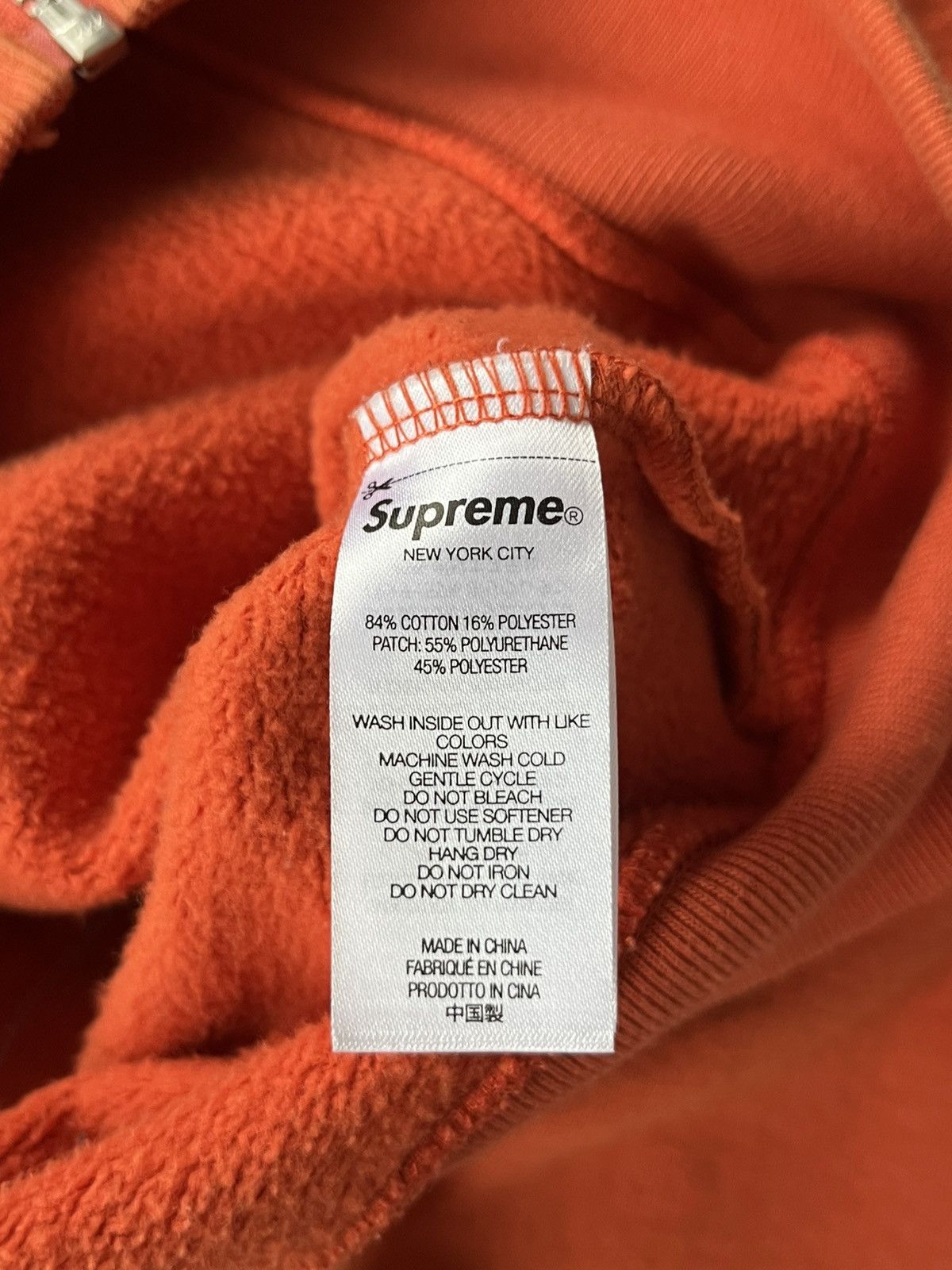 Supreme Supreme Demon Zip Up Hooded Sweatshirt Burnt Orange BIG LOGO Size US S / EU 44-46 / 1 - 17 Thumbnail