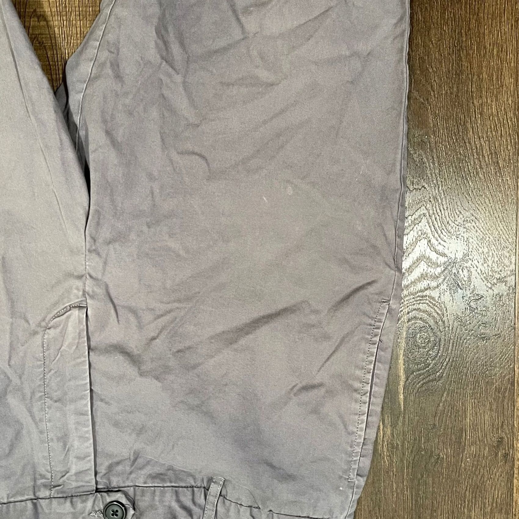 Tavik Tavik Pants Men Chino 36x24.5 Gray Slimming Straight Front Flat Front Casual Bottoms Modern Regular XS? Size US 36 / EU 52 - 4 Thumbnail