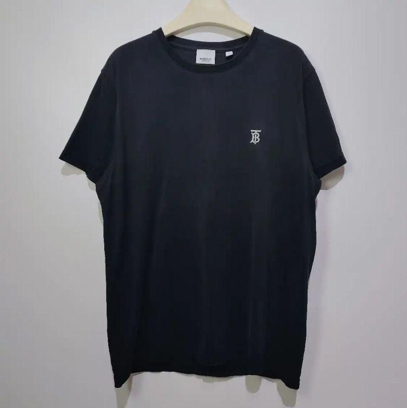 Burberry Burberry Black Cotton Women's T-Shirt Size L / US 10 / IT 46 - 1 Thumbnail