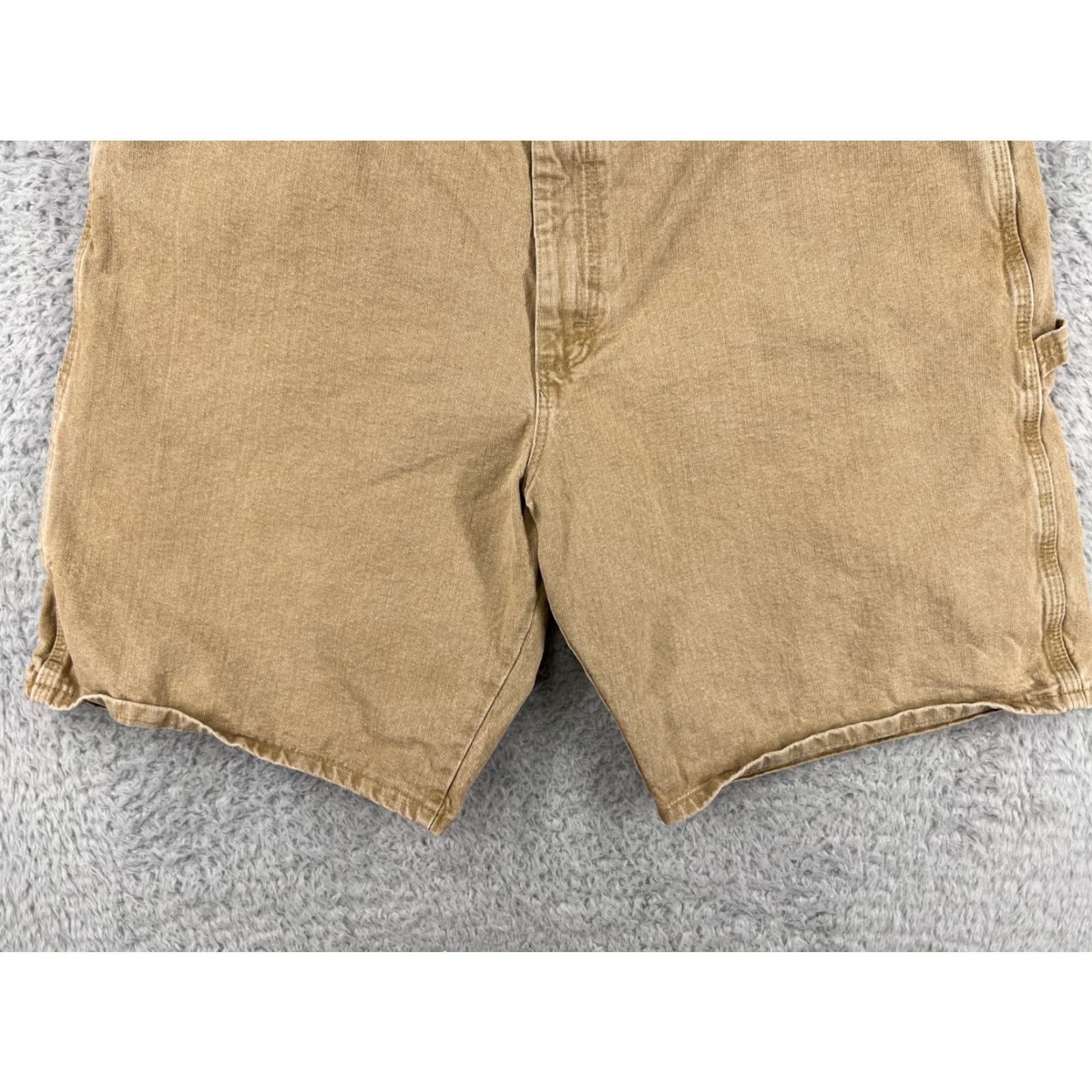 Wrangler Wrangler Shorts Mens 38 Beige Cotton Blend Pocket Cargo Pocket Chino Casual Outdoor 90s Theme Vintage No Size US 38 / EU 54 - 4 Thumbnail