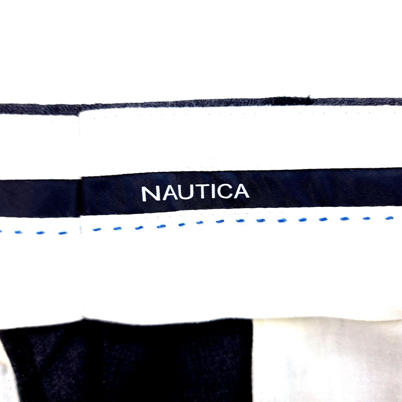 Nautica Nautica Gray Wool Partially Lined Flat Front Mid Rise Dress Size 34R - 7 Thumbnail