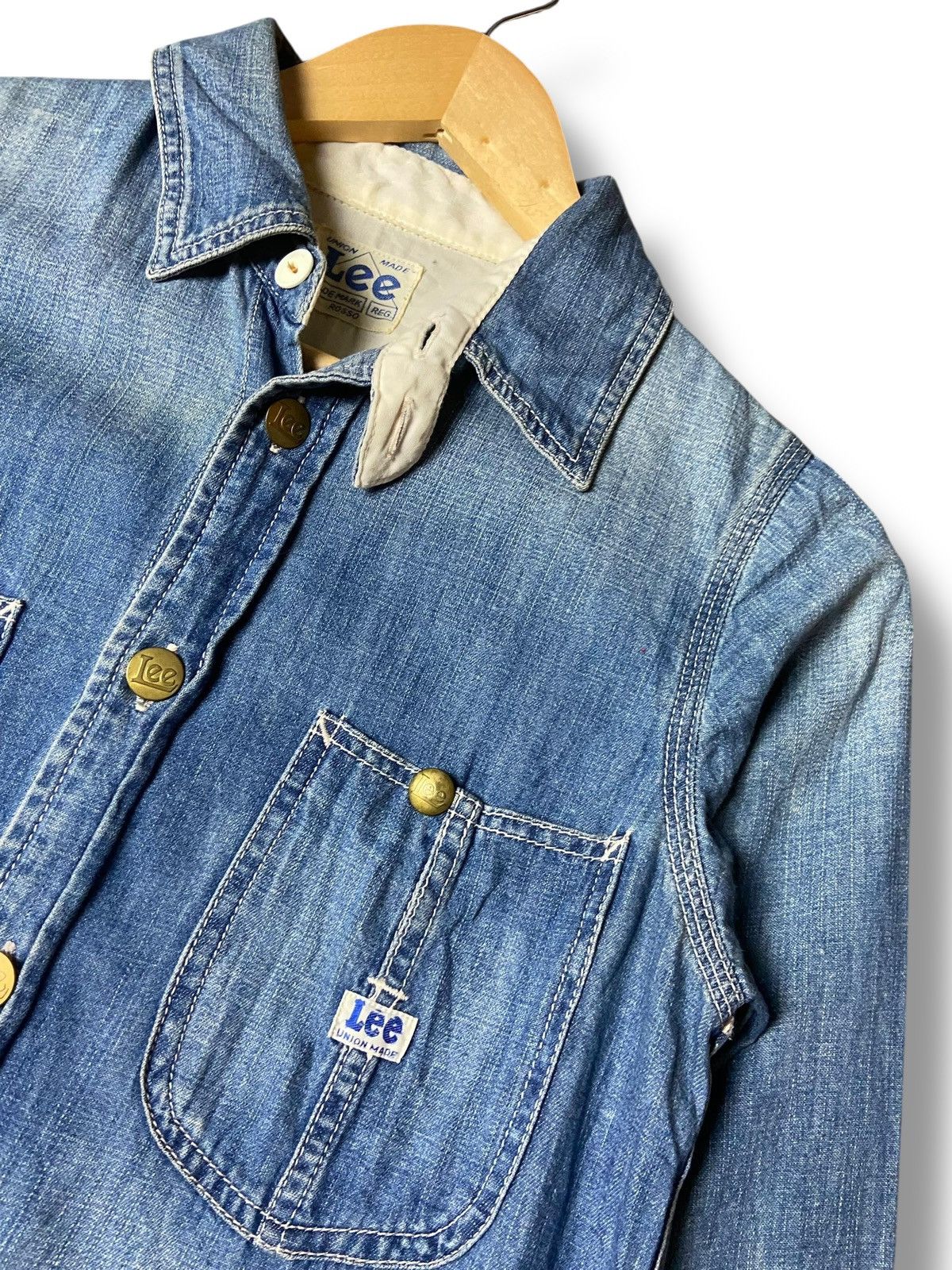Lee Vintage LEE Rossa Denim Shirt Dress (150) Size M / US 6-8 / IT 42-44 - 5 Thumbnail