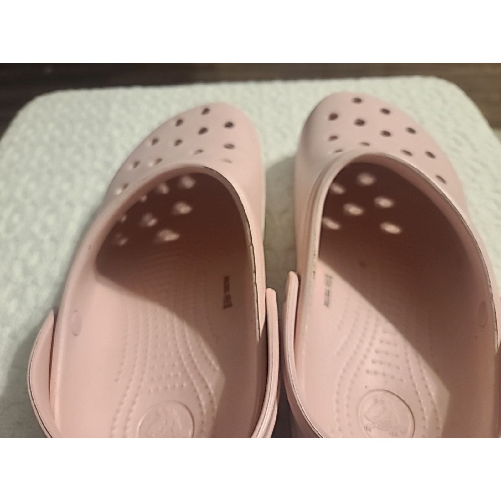 Crocs Crocs Unisex Croc Clog - Pearl Pink/Wild Orchid Men's 11 Size US 11 / IT 41 - 15 Thumbnail