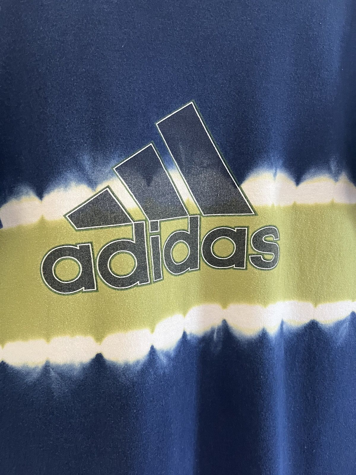 Vintage VINTAGE 00’S ADIDAS TIE-DYE BIG LOGO T-SHIRT Size US M / EU 48-50 / 2 - 7 Thumbnail