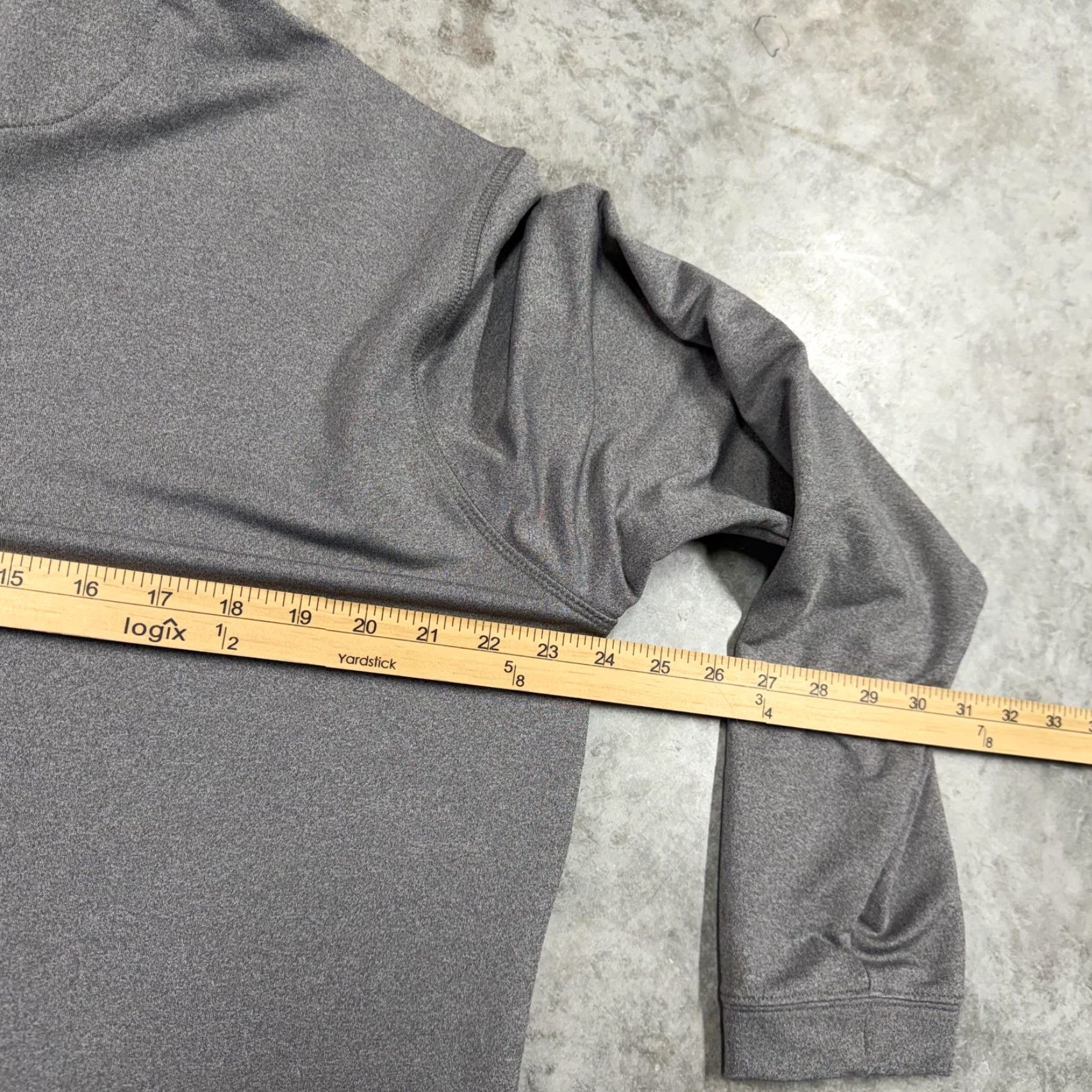 Vintage Onward Reserve Pullover Mens L Gray 1/4 Zip Long Sleeve Performance Top Size US L / EU 52-54 / 3 - 5 Thumbnail