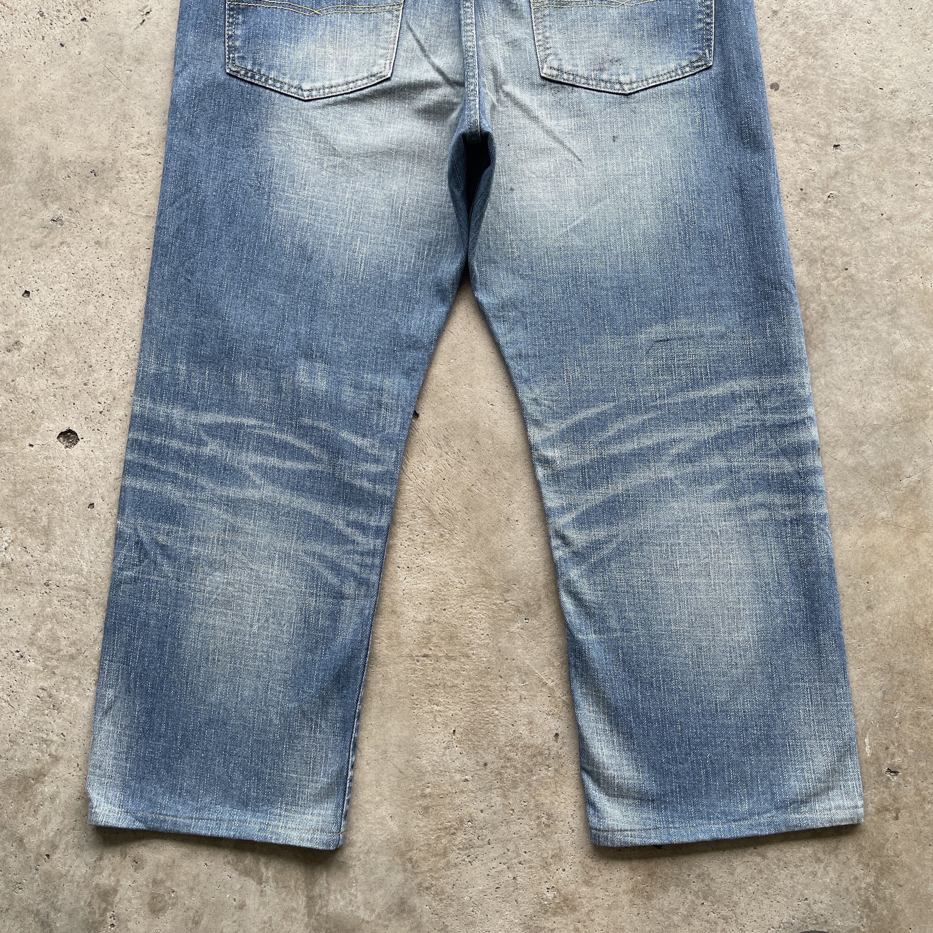 Japanese Brand VINTAGE JAPANESE BAGGY FADED JEANS DISTRESSED PANTS W42 Size US 42 / EU 58 - 11 Thumbnail