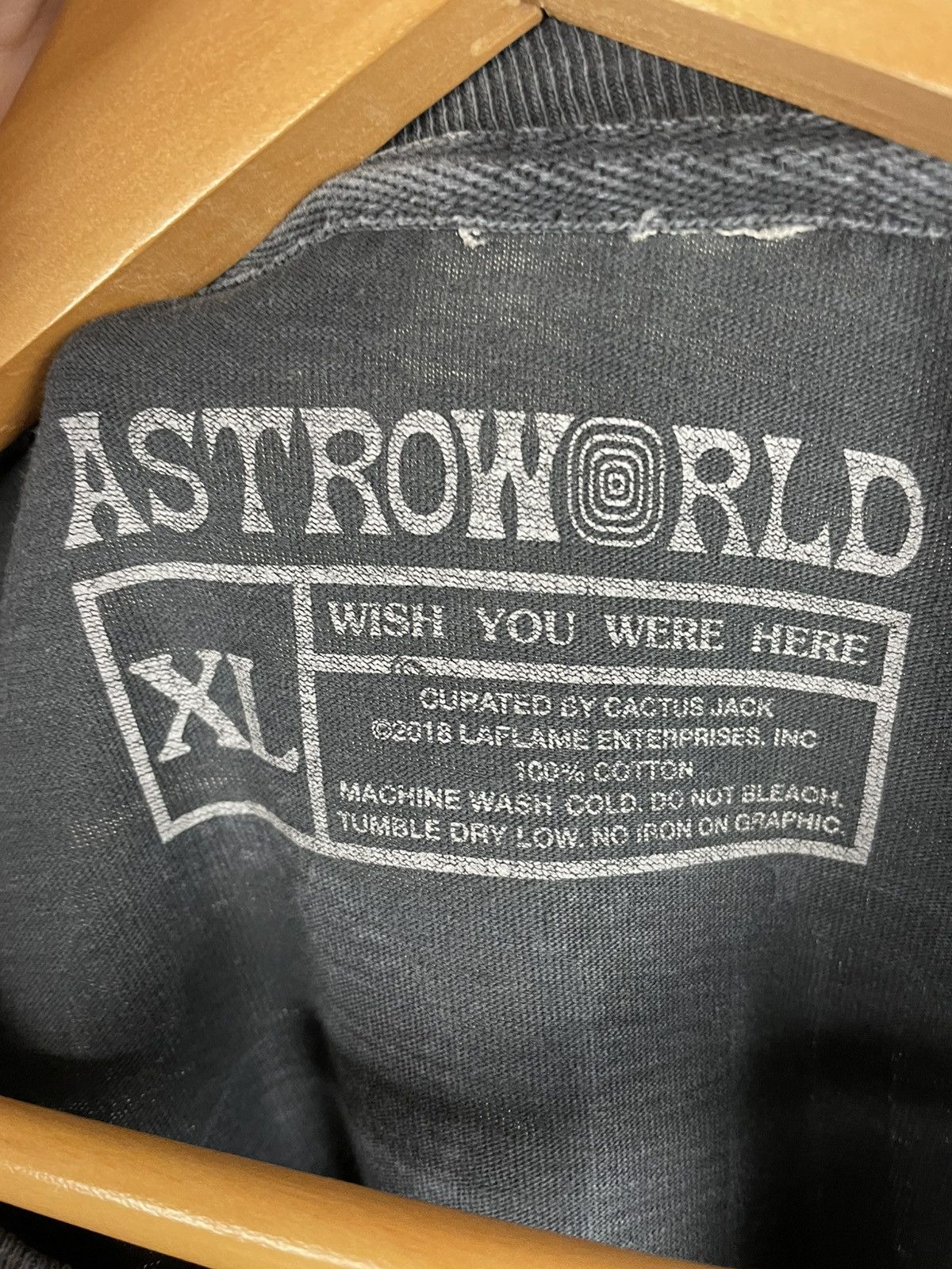 Travis Scott Astroworld Travis Scott merch tee t-shirt 2018 Size US XL / EU 56 / 4 - 6 Thumbnail