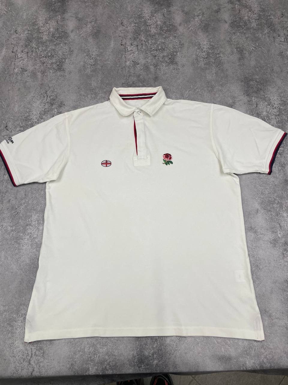 Other England Rugby Traders Vintage Men Cotton Polo Shirt White Size US XL / EU 56 / 4 - 1 Thumbnail