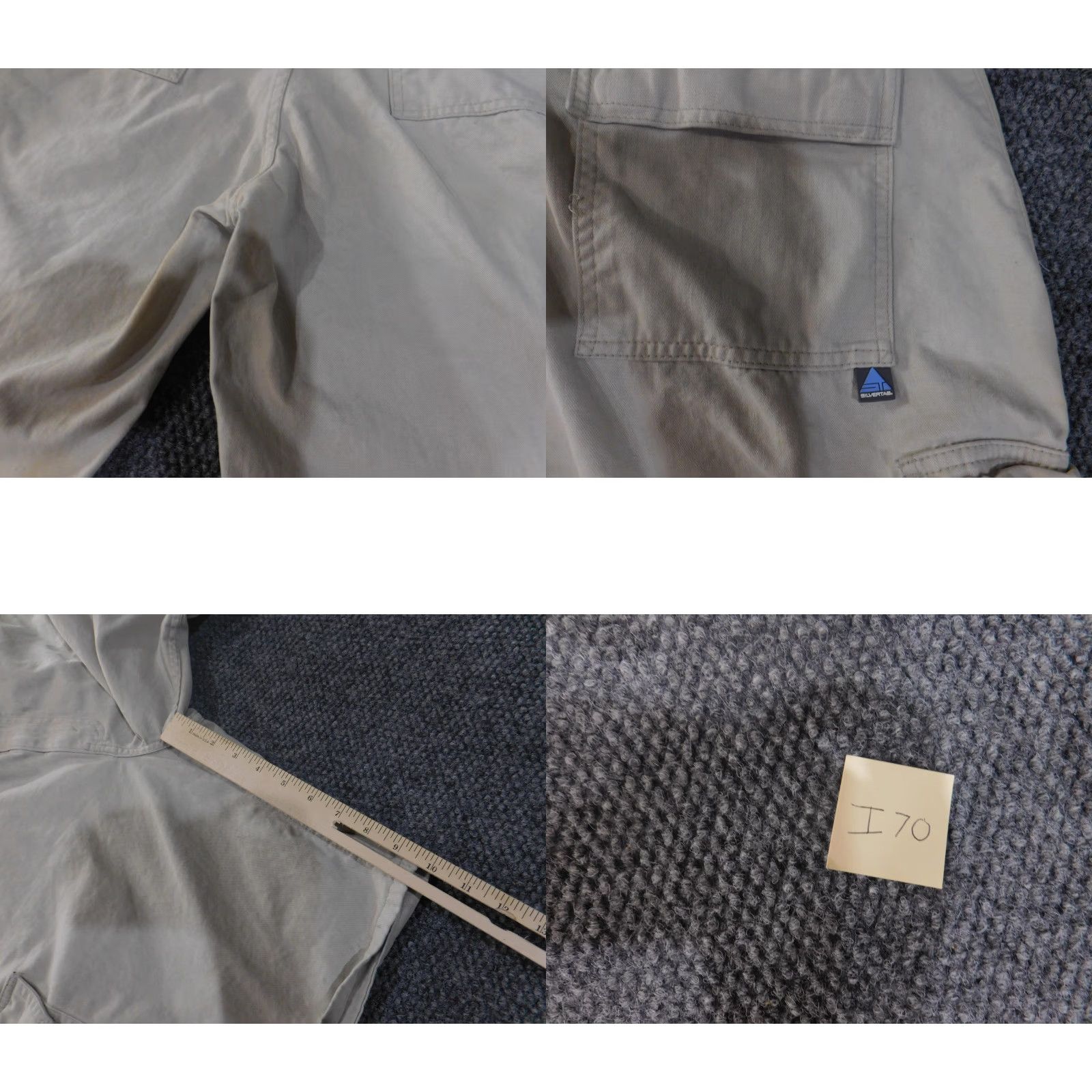 Levi's Levi's SilverTab Cargo Shorts Mens 34 Khaki Tan Utility Pockets Zip Fly Casual Size US 34 / EU 50 - 9 Thumbnail