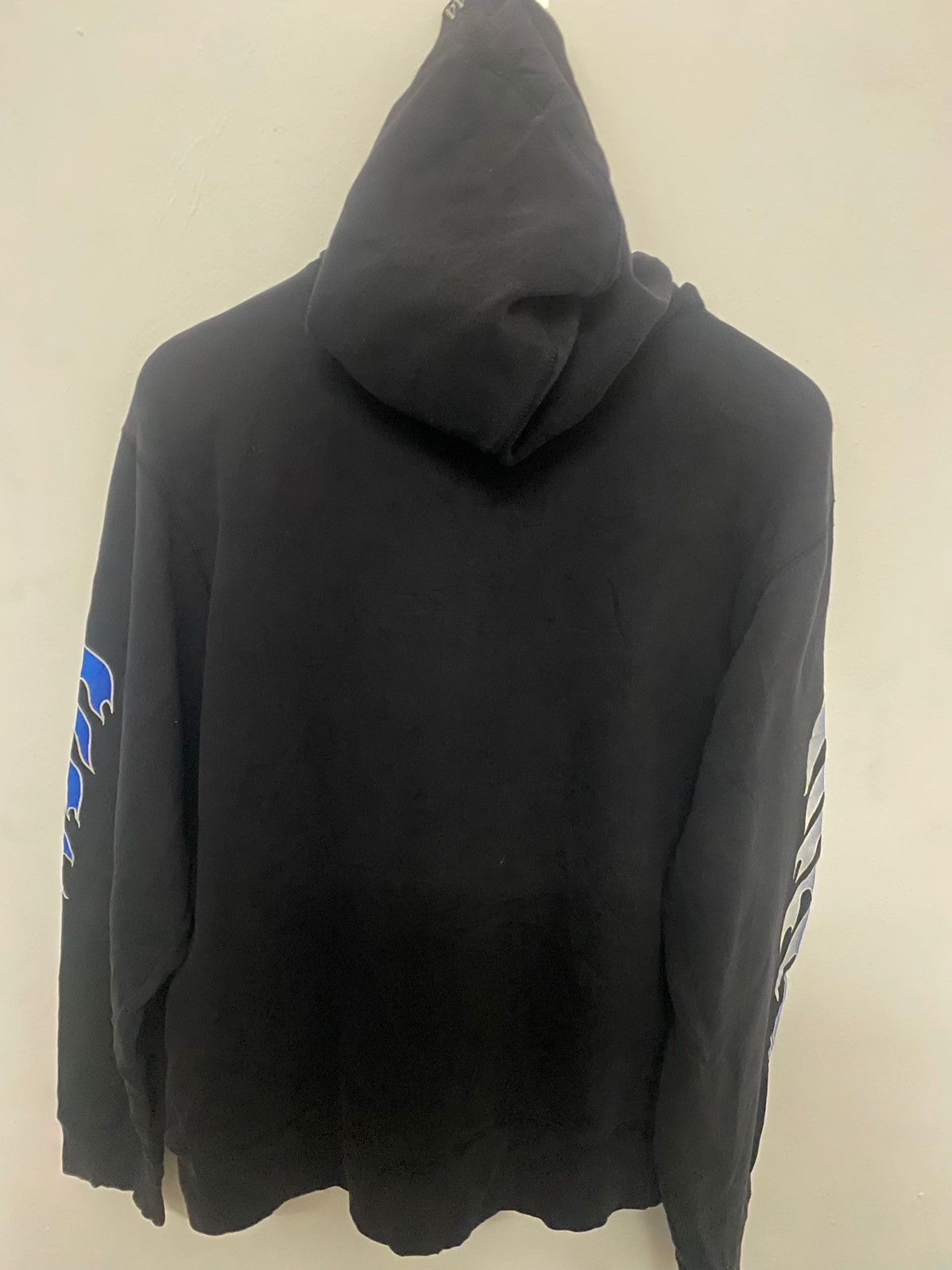 Old Navy Old Navy Tribal Flame Hoodie Black Blue Y2K Streetwear Size US L / EU 52-54 / 3 - 6 Thumbnail