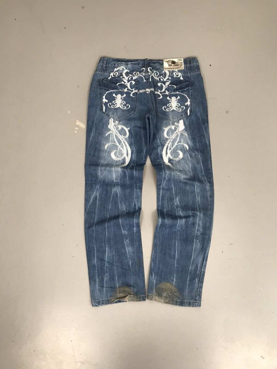 JNCO × Vintage Vintage dnd jeans embroidered denim Size US 36 / EU 52 - 1 Thumbnail