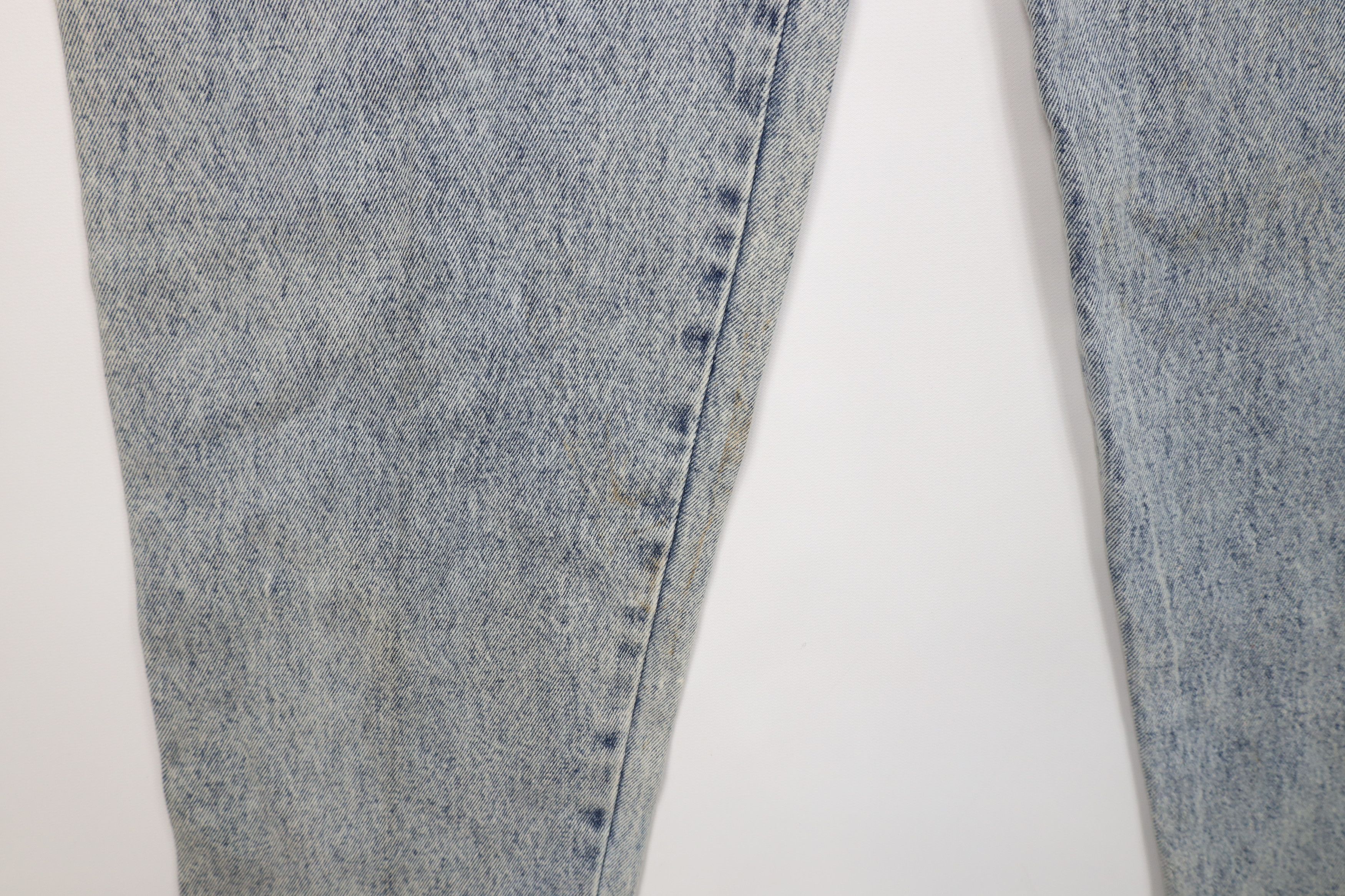 Vintage Deadstock Vintage 90s Streetwear Trim Acid Wash Denim Jeans Size 32" / US 10 / IT 46 - 6 Thumbnail