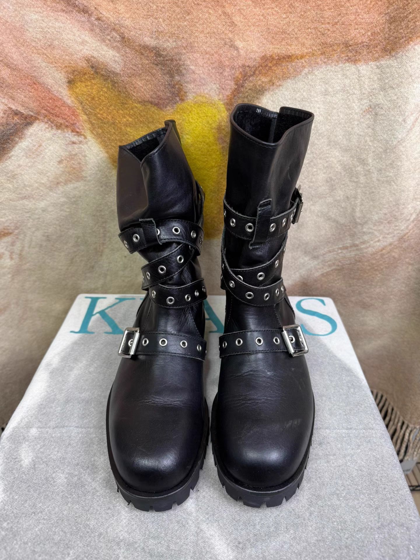 Comme des Garcons Comme des Garçons Strap Buckle Punk Engineer Boots K20 Size US 5 / IT 35 - 2 Thumbnail