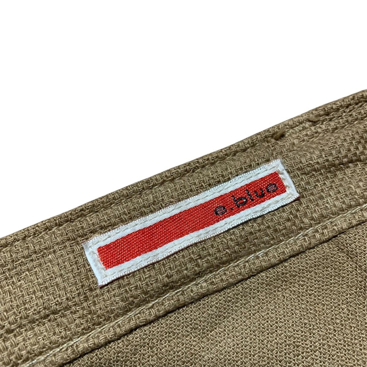 Japanese Brand Vintage E Blue Iron Forge Hemp Canvas Cargo Pants Size US 28 / EU 44 - 4 Thumbnail