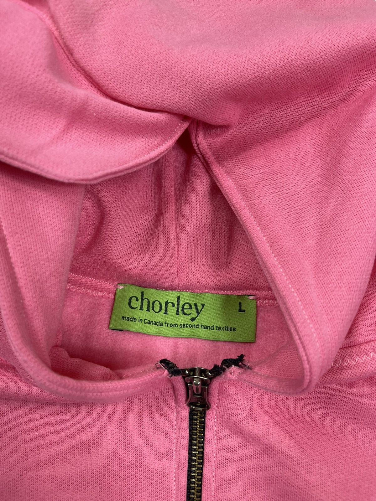 Chorley × Handmade Ss24 cropped eskimo hood oversized zip up hoodie Size US L / EU 52-54 / 3 - 2 Thumbnail