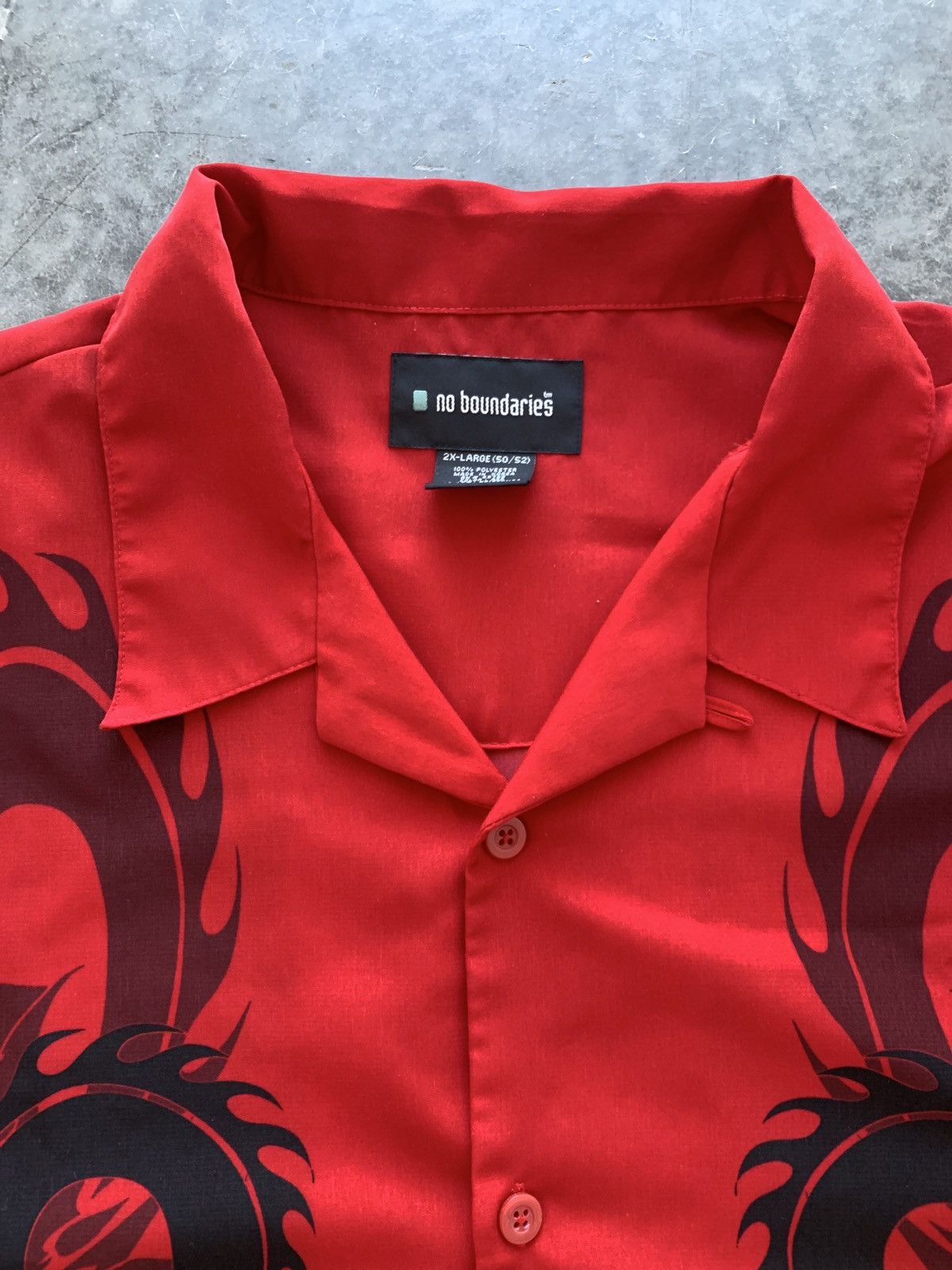JNCO × Vintage Vintage Y2K No Boundaries Camp Collar Shirt Dragon Tribal Size US XXL / EU 58 / 5 - 4 Thumbnail