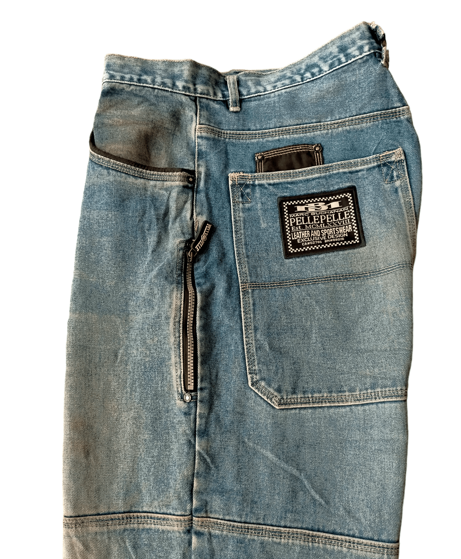 Marc Buchanan Pelle Pelle Marc Buchanan Baggy Hip Hop Jeans Size US 34 / EU 50 - 6 Thumbnail
