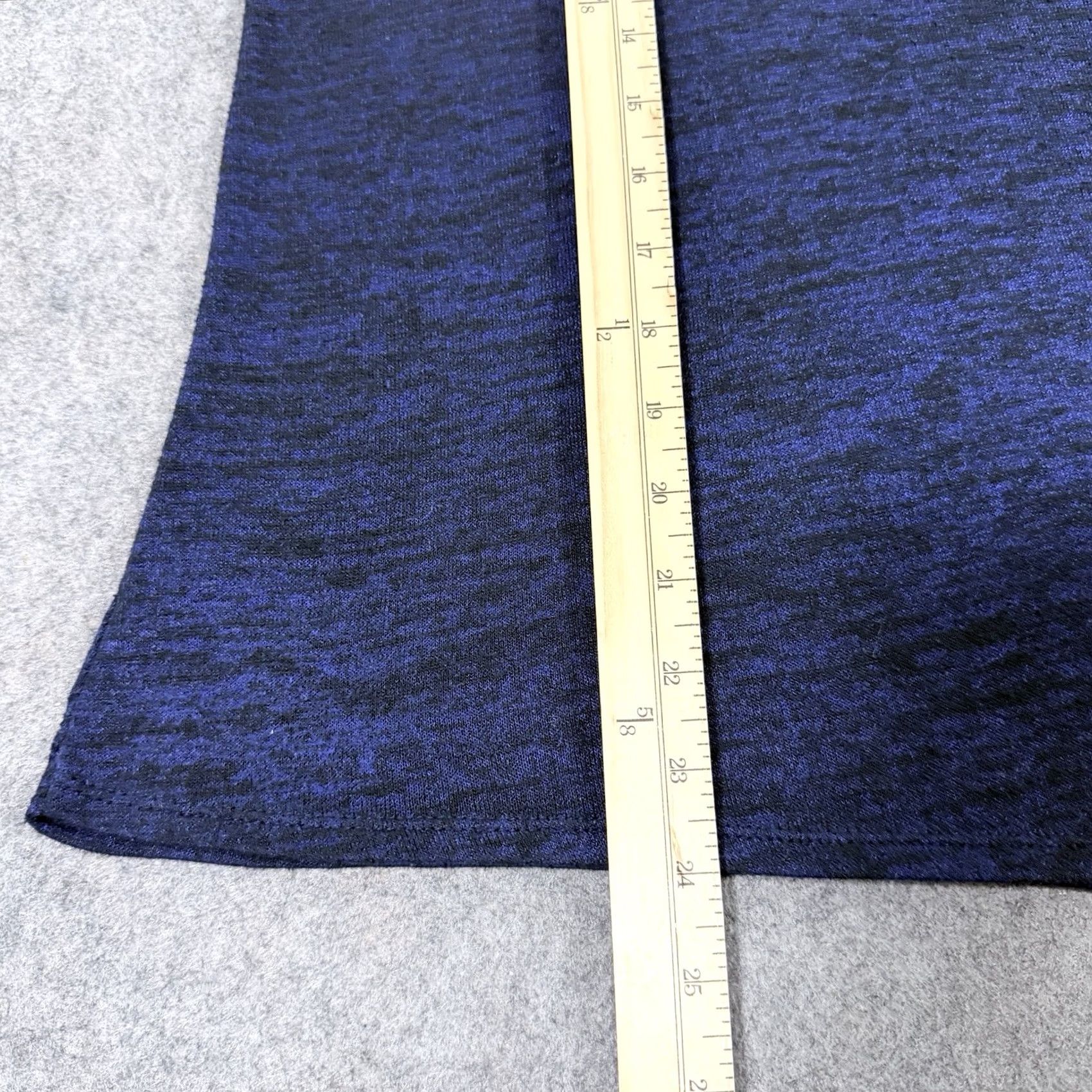 Apt. 9 Apt. 9 T-Shirt Short Sleeve Navy Blue Women Size L Casual Lightweight Shirt Size L / US 10 / IT 46 - 7 Thumbnail