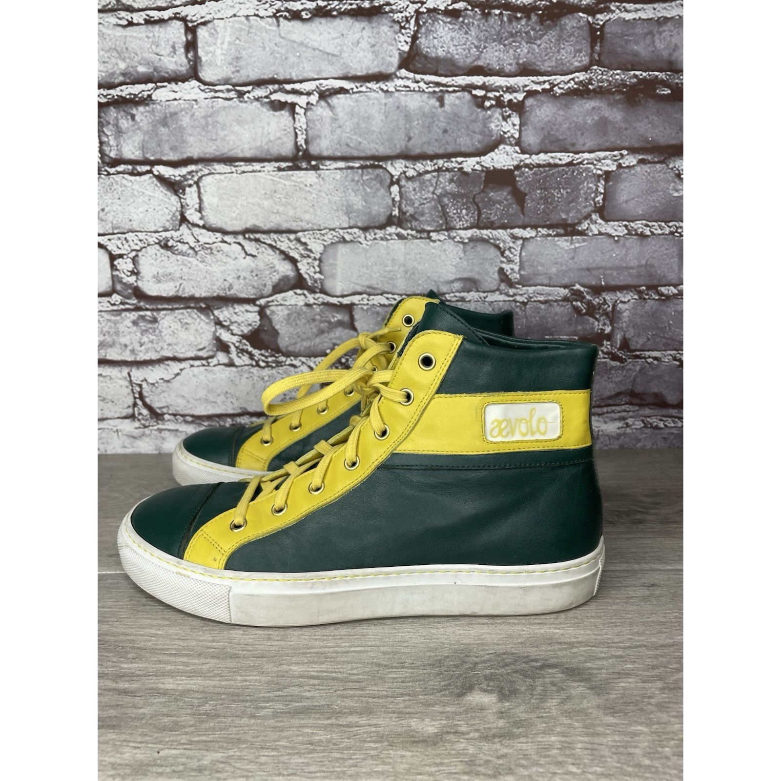 Renzo Cardoni RENZO DERBY Elijah John Yarra (PH) Aevolo Green Leather Yell Size US 9 / IT 39 - 16 Thumbnail