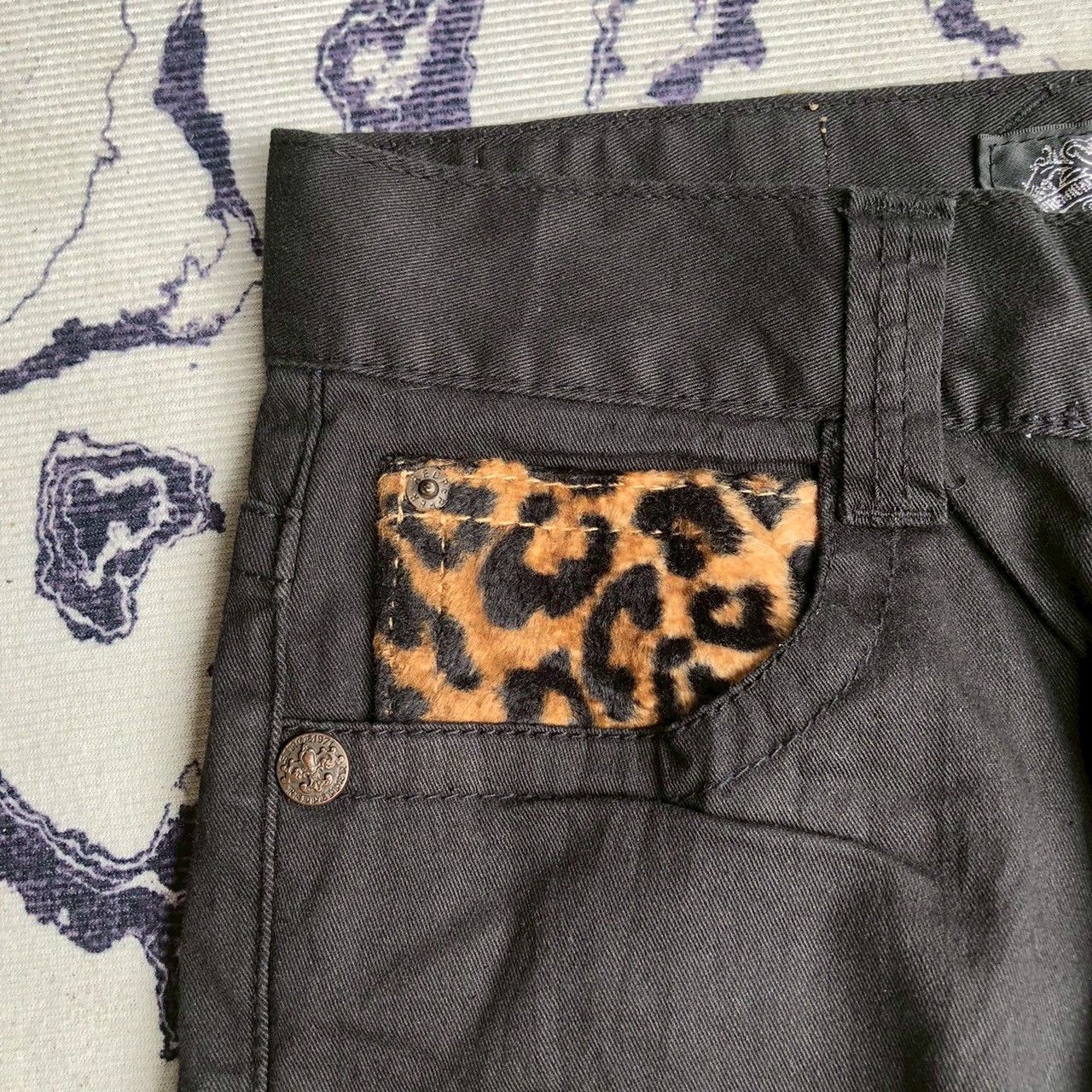 Ed Hardy Vintage Y2K Red Pepper x Ed Hardy Embroidered Denim Size US 28 / EU 44 - 6 Thumbnail