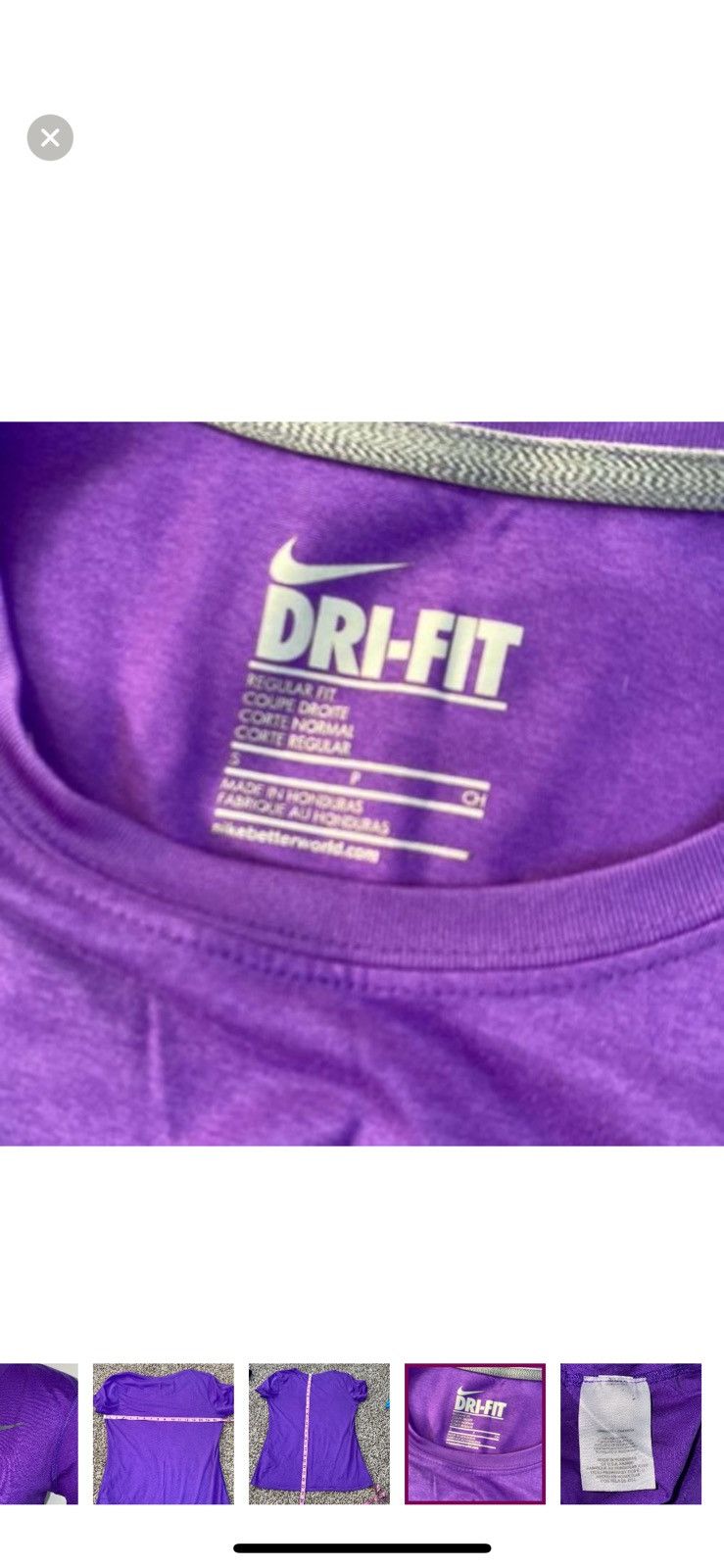 Nike Nike small dri fit regular fit athletic tee Size S / US 4 / IT 40 - 3 Thumbnail
