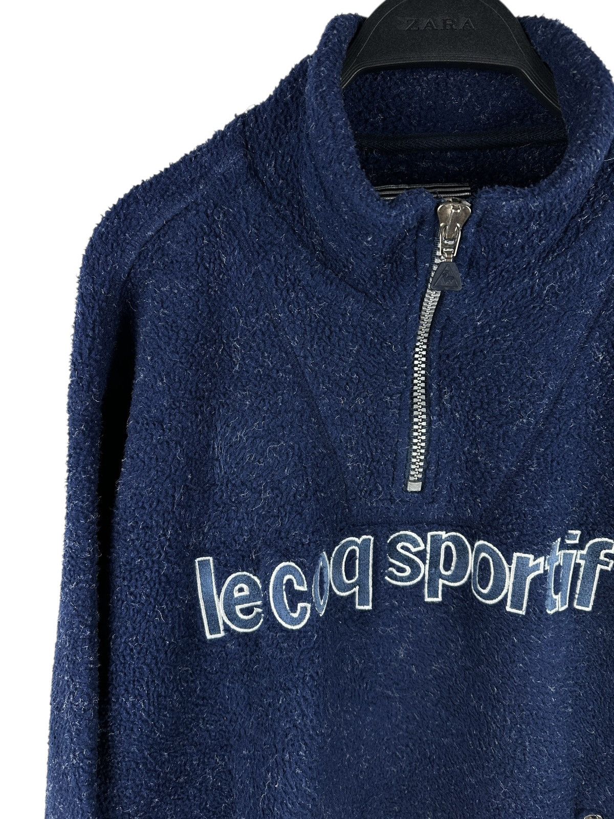 Le Coq Sportif Vintage Y2K Le Coq Sportif Embroidered Logo Fleece Pullover Size US M / EU 48-50 / 2 - 2 Thumbnail