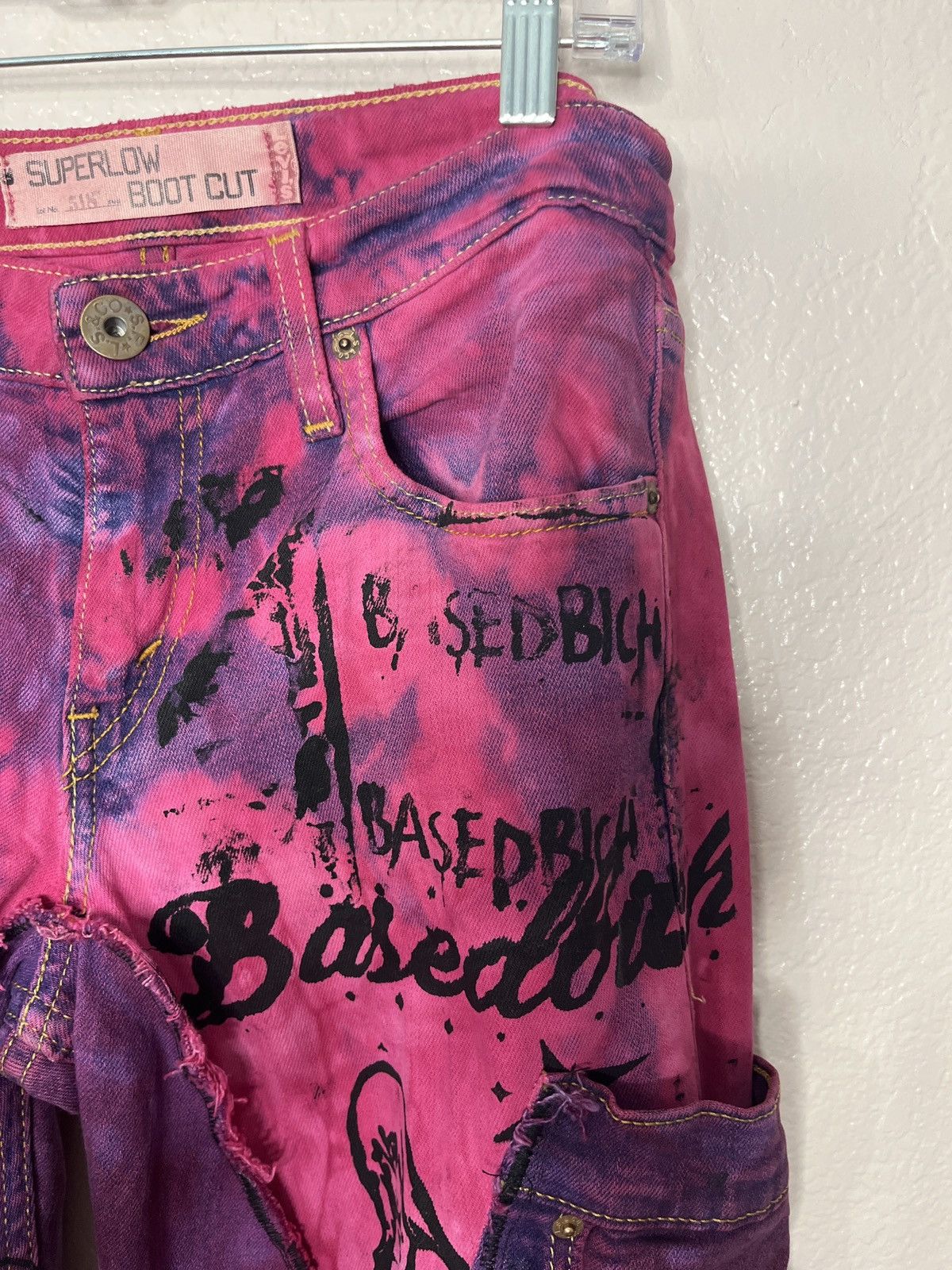 Japanese Brand Basedbich upcycled wide pants Size US 31 - 10 Thumbnail