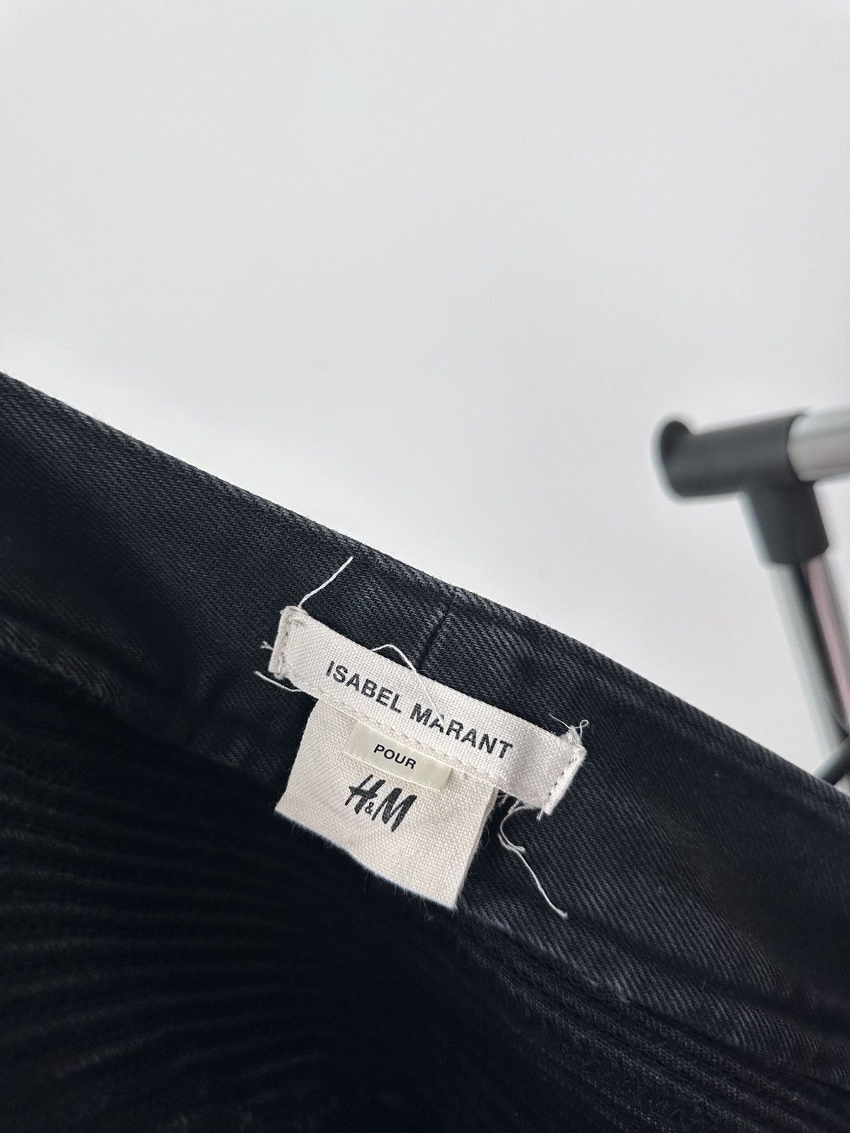 H&M × Isabel Marant FW13 Isabel Marant x H&M Black Washed Denim Biker Jeans Size US 36 / EU 52 - 16 Thumbnail