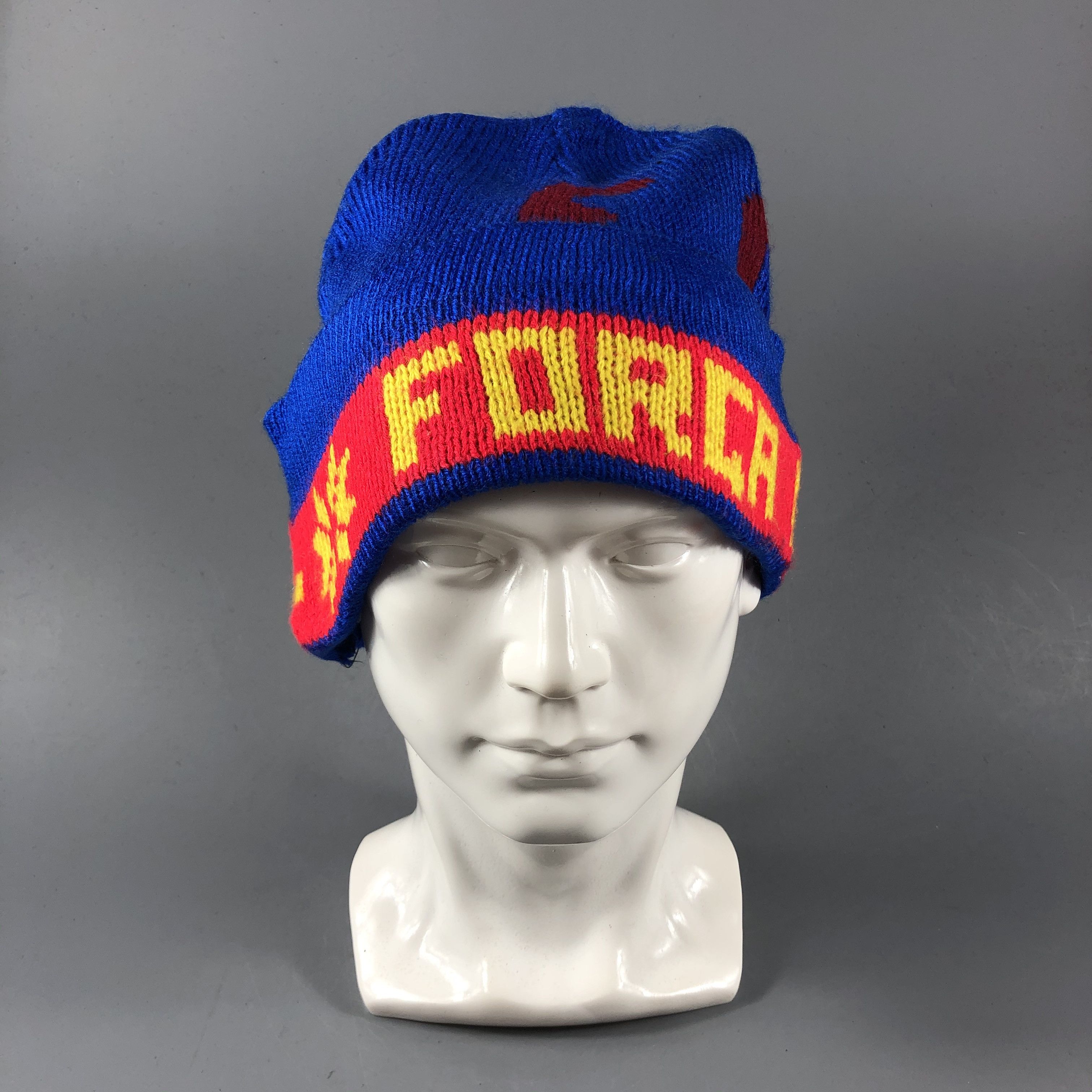 Vintage Forca Barca Beanie Snowcap Snow Hat B744 Size ONE SIZE - 1 Thumbnail