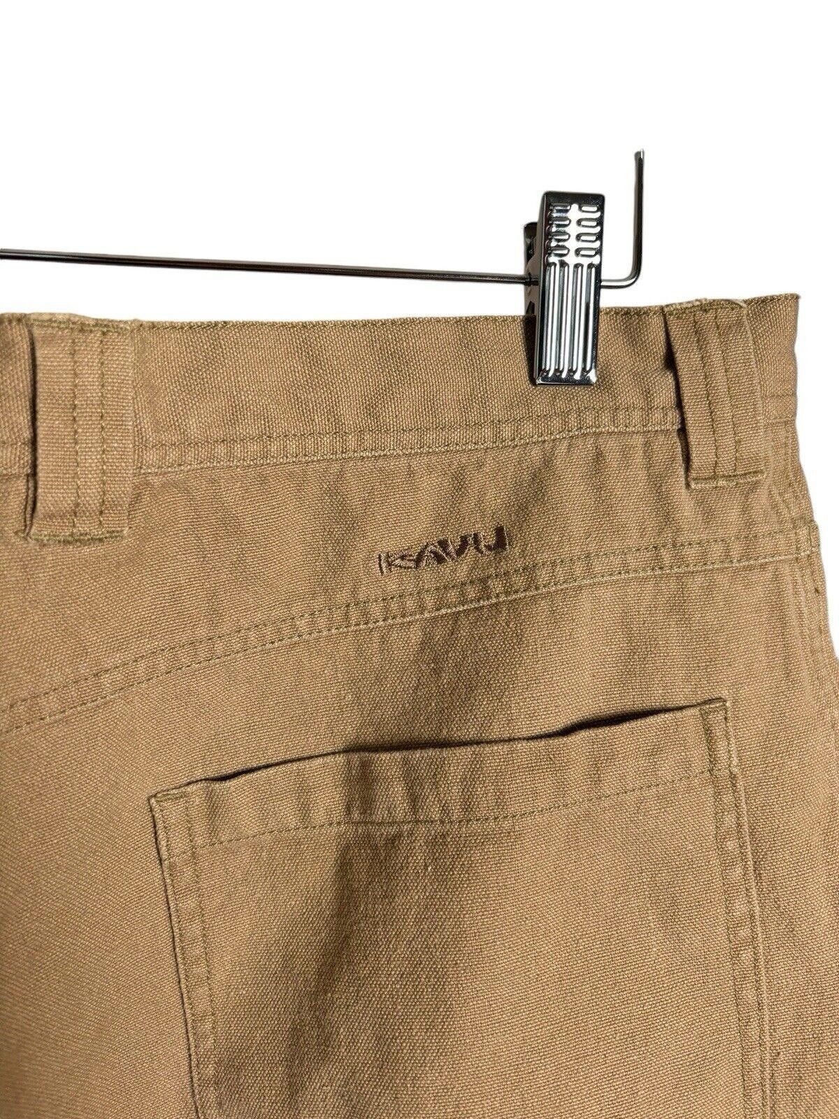 KAVU Kavu Hemp Cotton Chino Pants 34x30 Light Tan Outdoor Comfort Size US 34 / EU 50 - 7 Thumbnail
