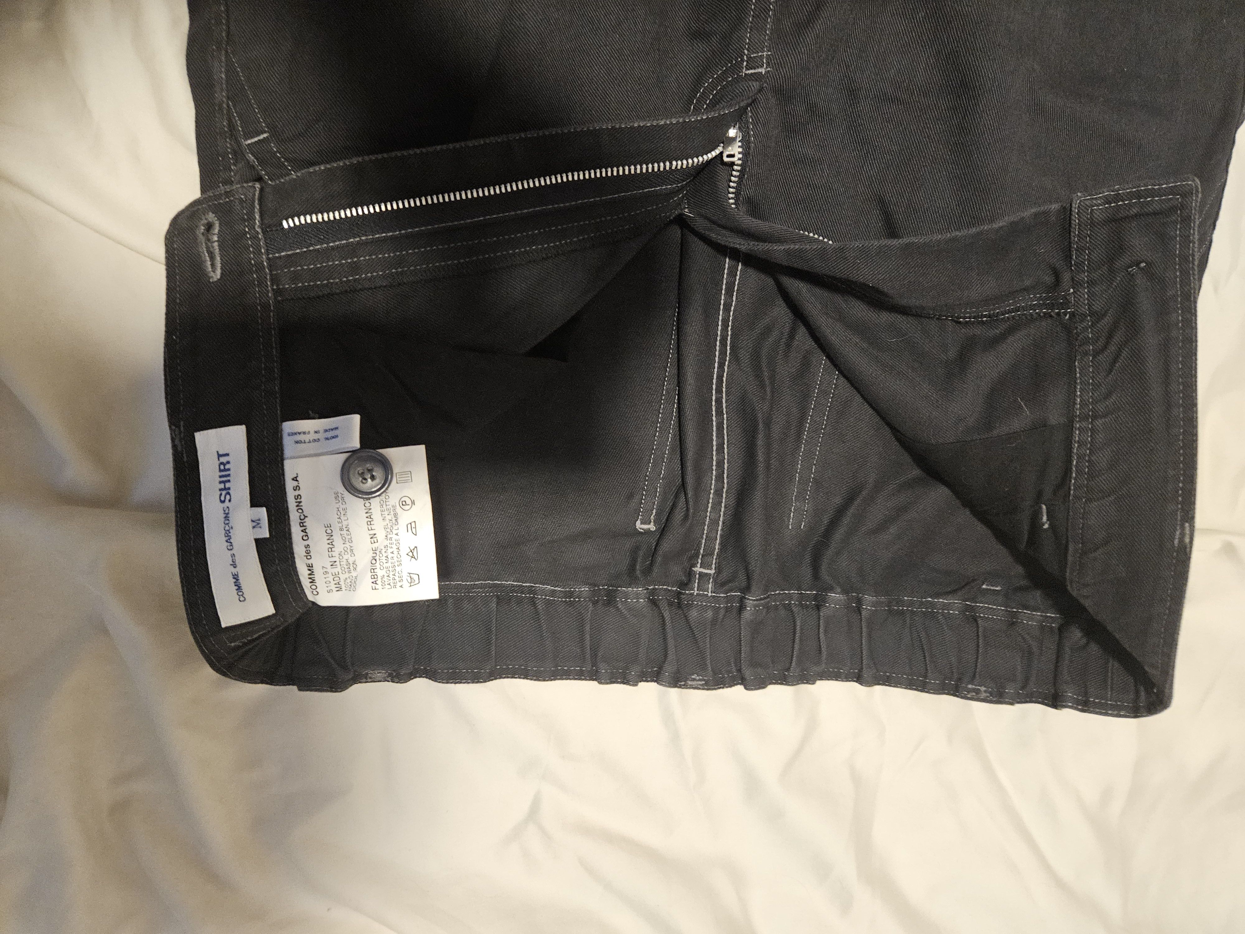 Comme des Garcons SHIRT Comme Des Garcons Shirt Black Denims Size US 32 / EU 48 - 5 Thumbnail