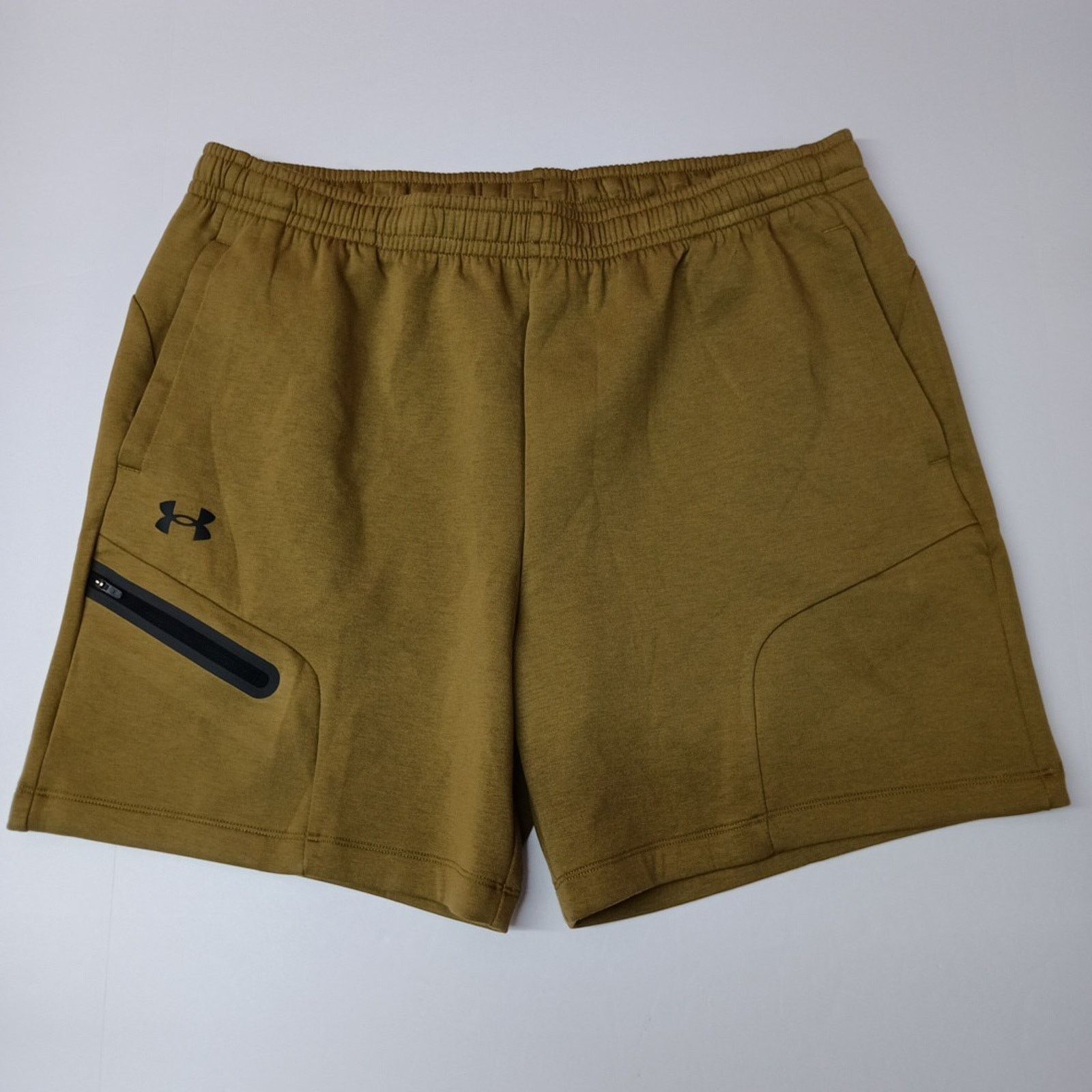 Under Armour Mens Under Armour Unstoppable 7" Fleece Shorts Green Size XL Size US 36 / EU 52 - 1 Thumbnail