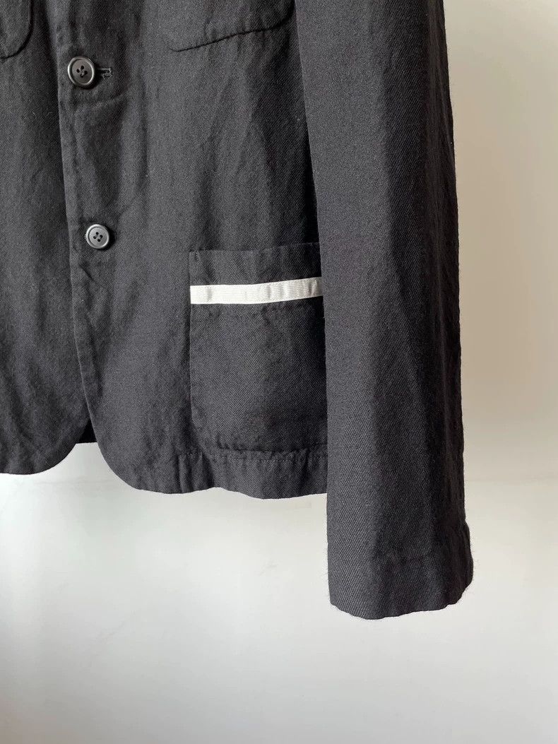 Comme des Garcons Comme Des Garcons Navy Collar Jacket Size S / US 4 / IT 40 - 4 Thumbnail