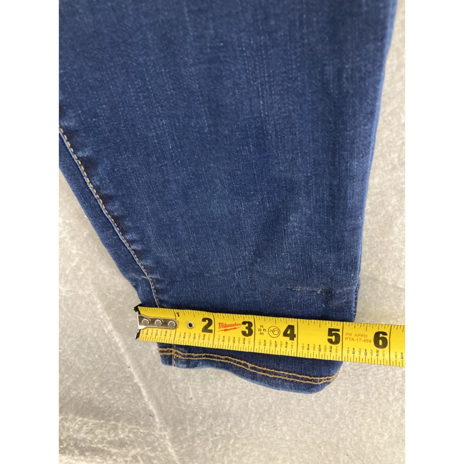 Vintage Rock & Republic Jeans Womens 32 x 29 Fever Pull On Slimming Denim Cure X Jeans Body Fit 80s 90s Designer USA Womens Size 24" / US 00 / IT 34 - 7 Thumbnail