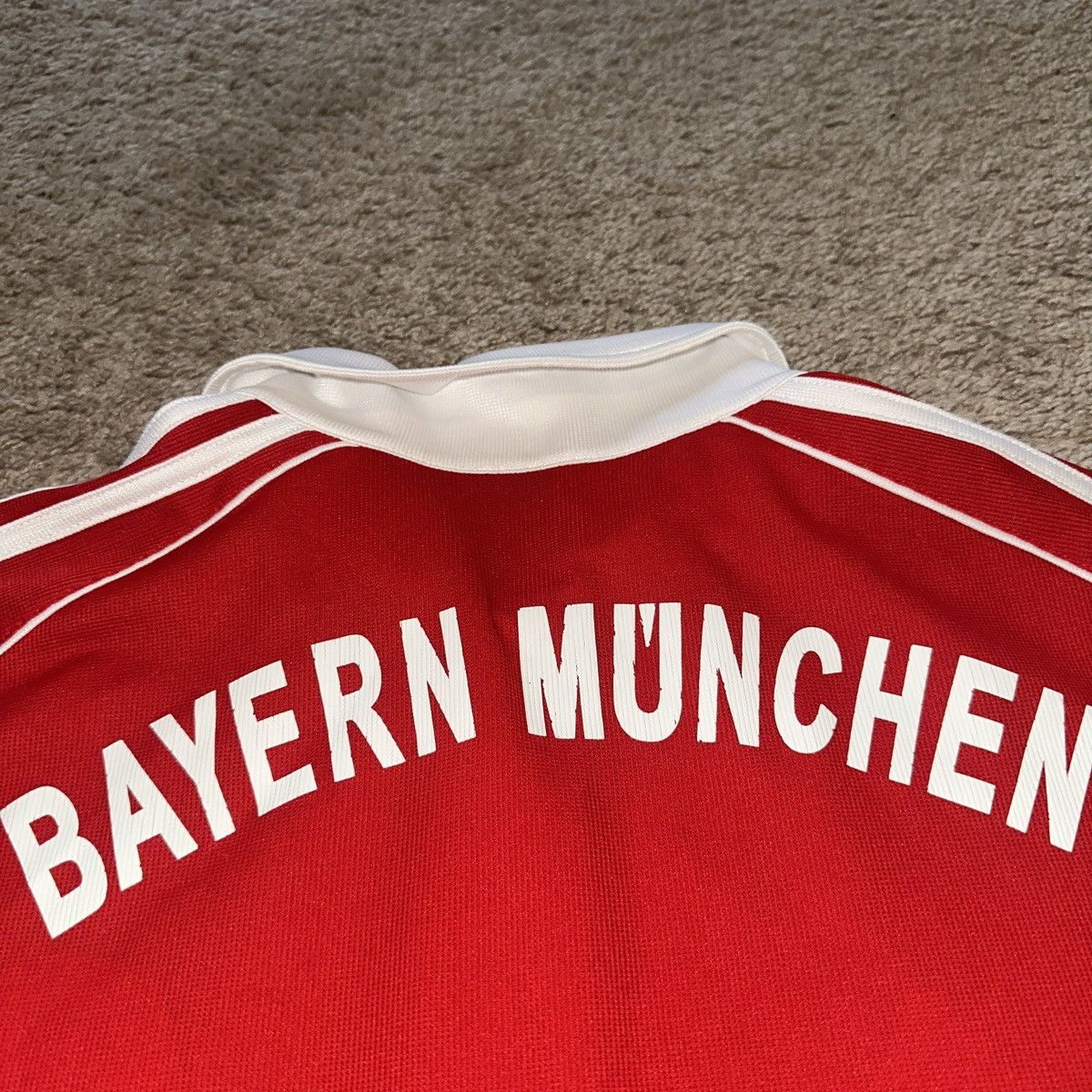 Adidas Vintage Bayern Munich Jersey Mens XL Adidas 06/07 Red Size US XL / EU 56 / 4 - 8 Thumbnail