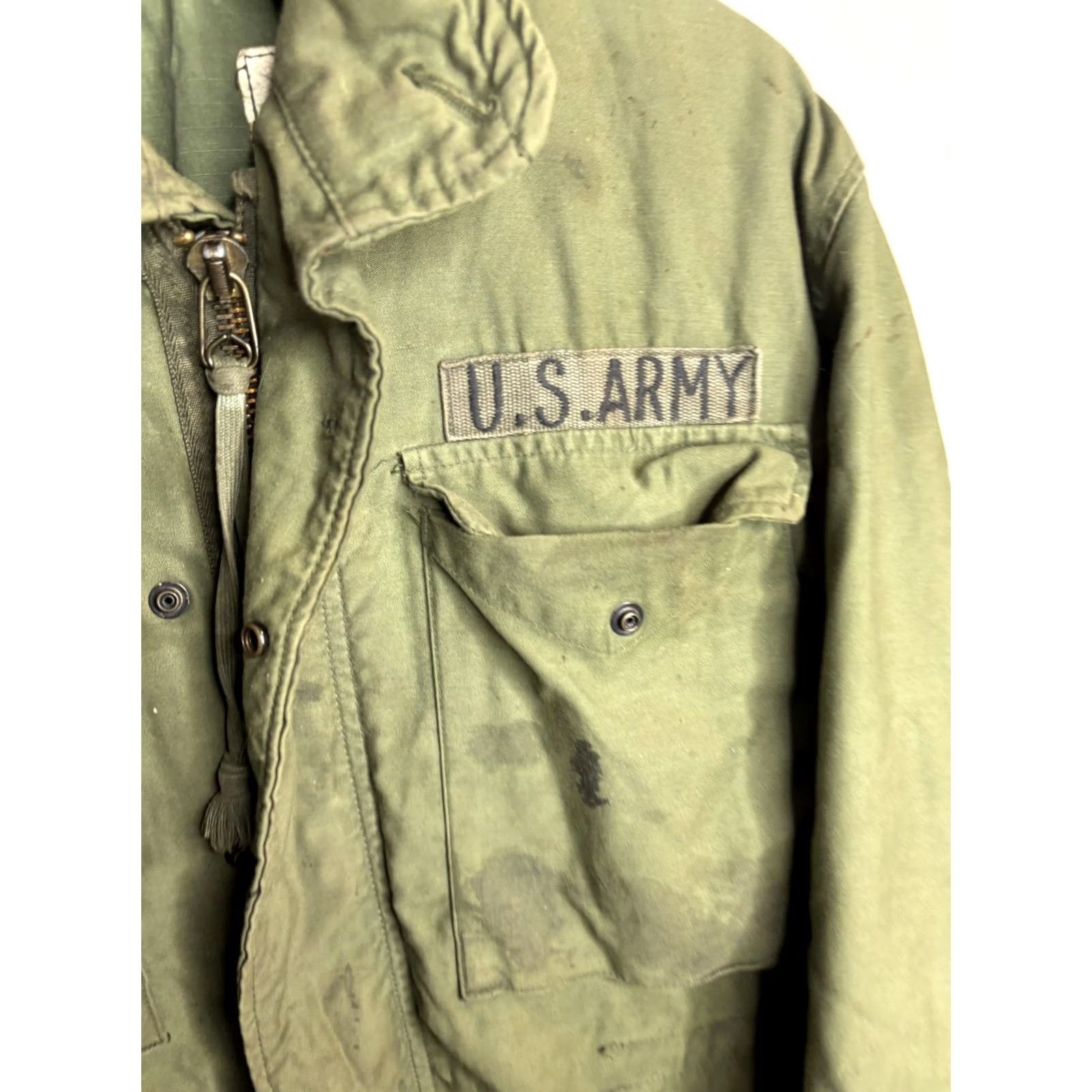 Vintage VINTAGE John Ownbey Coat Mens Small Cold Weather Field Army Jacket/Coat Green U.S. Army Short N/A Size US S / EU 44-46 / 1 - 3 Thumbnail