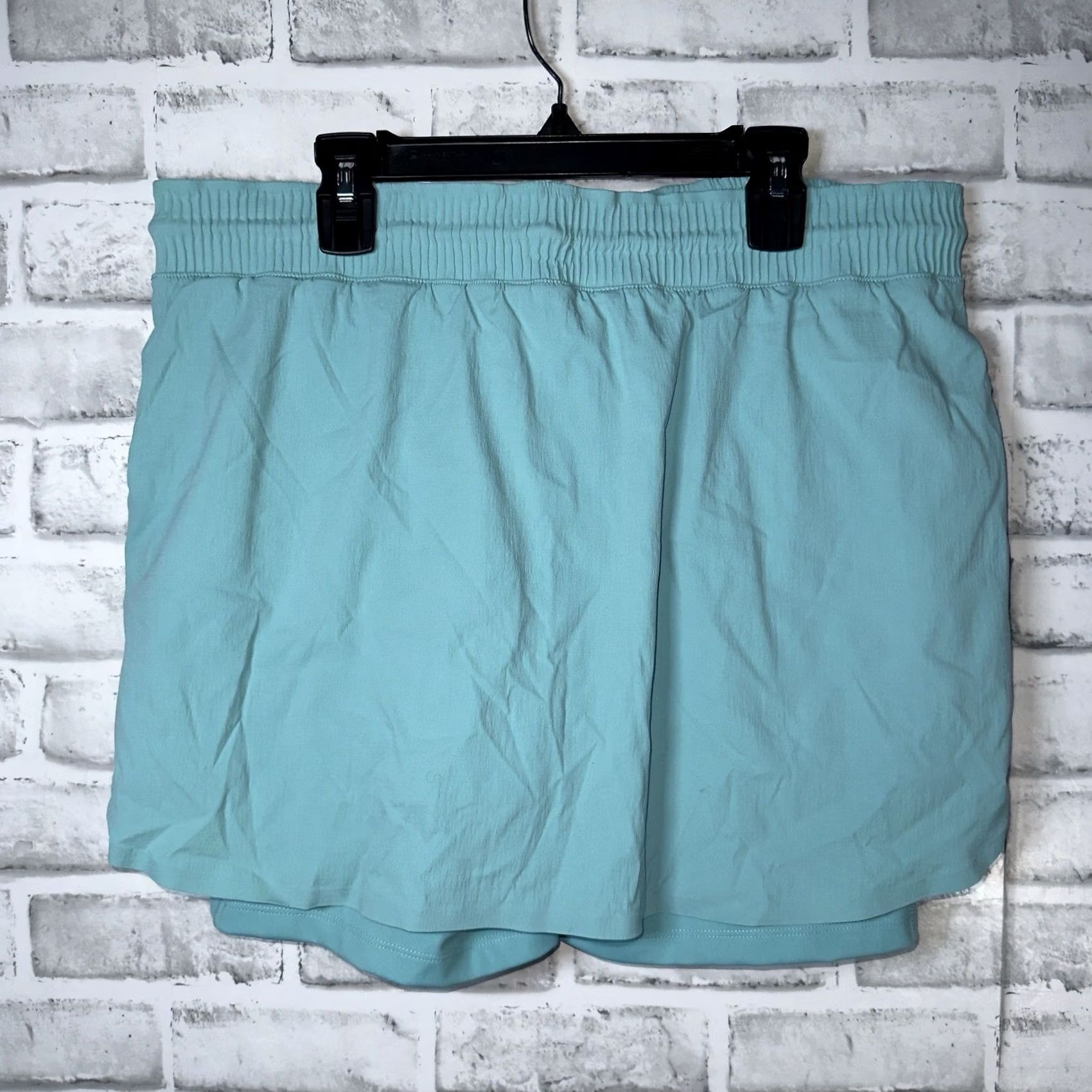Athleta Athleta Blue Athletic Polyester Blend Drawstring Skort Womens Size 10 Size ONE SIZE - 5 Thumbnail
